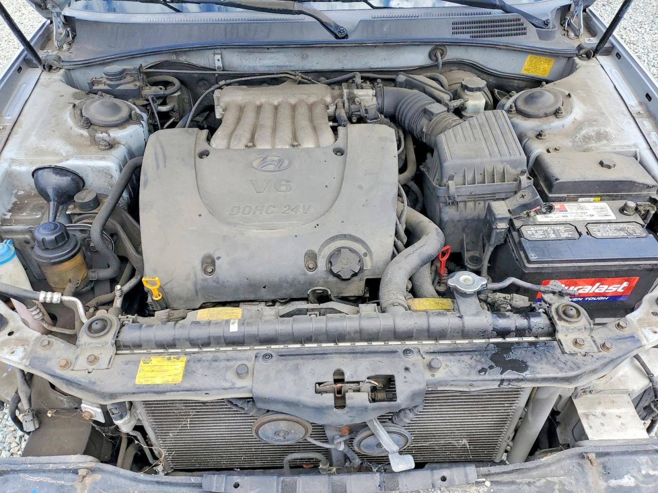 2005 Hyundai Sonata Gls Silver vin: KMHWF35H95A211865