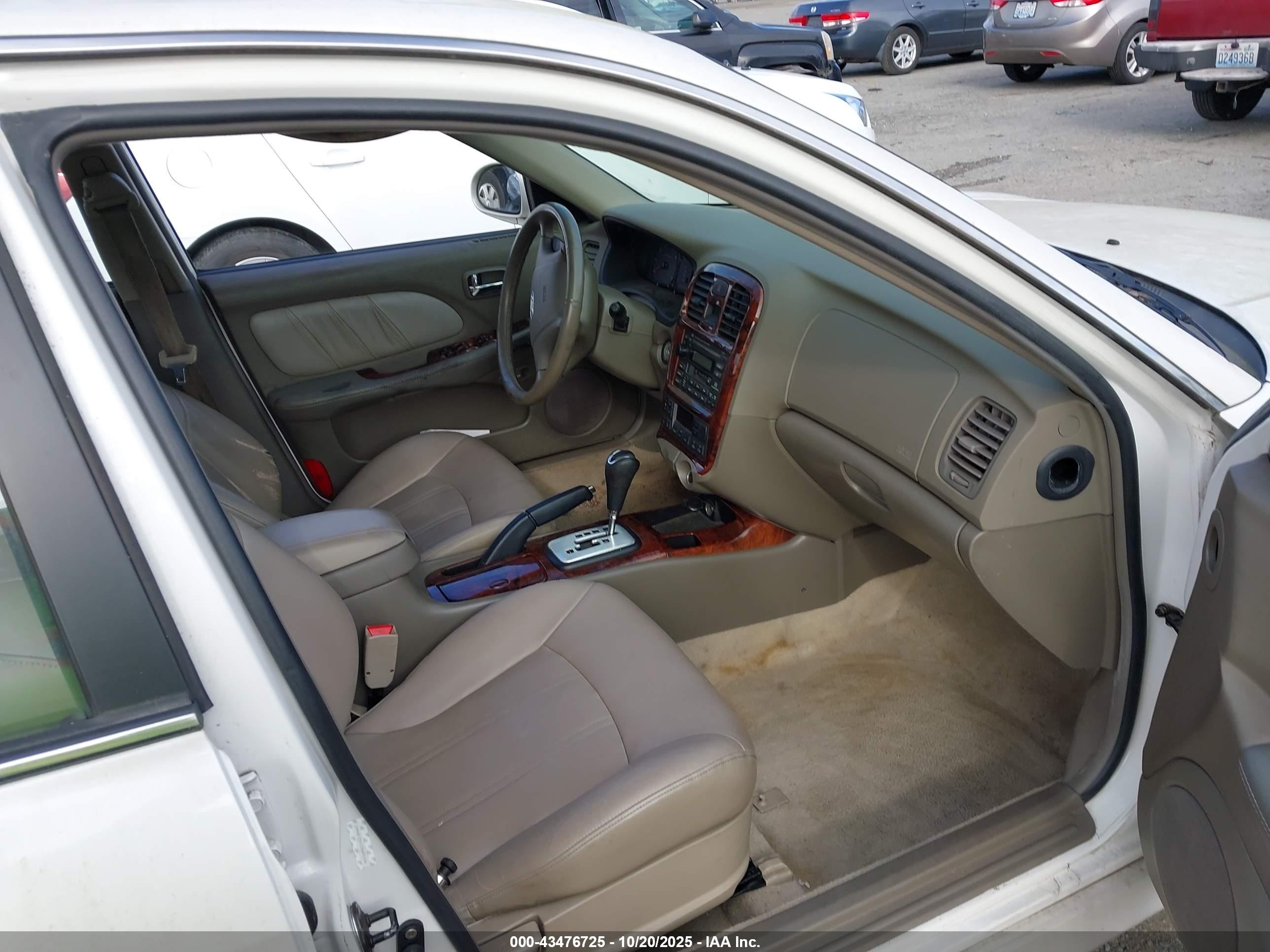 2002 Hyundai Sonata Gls/lx White vin: KMHWF35HX2A606066