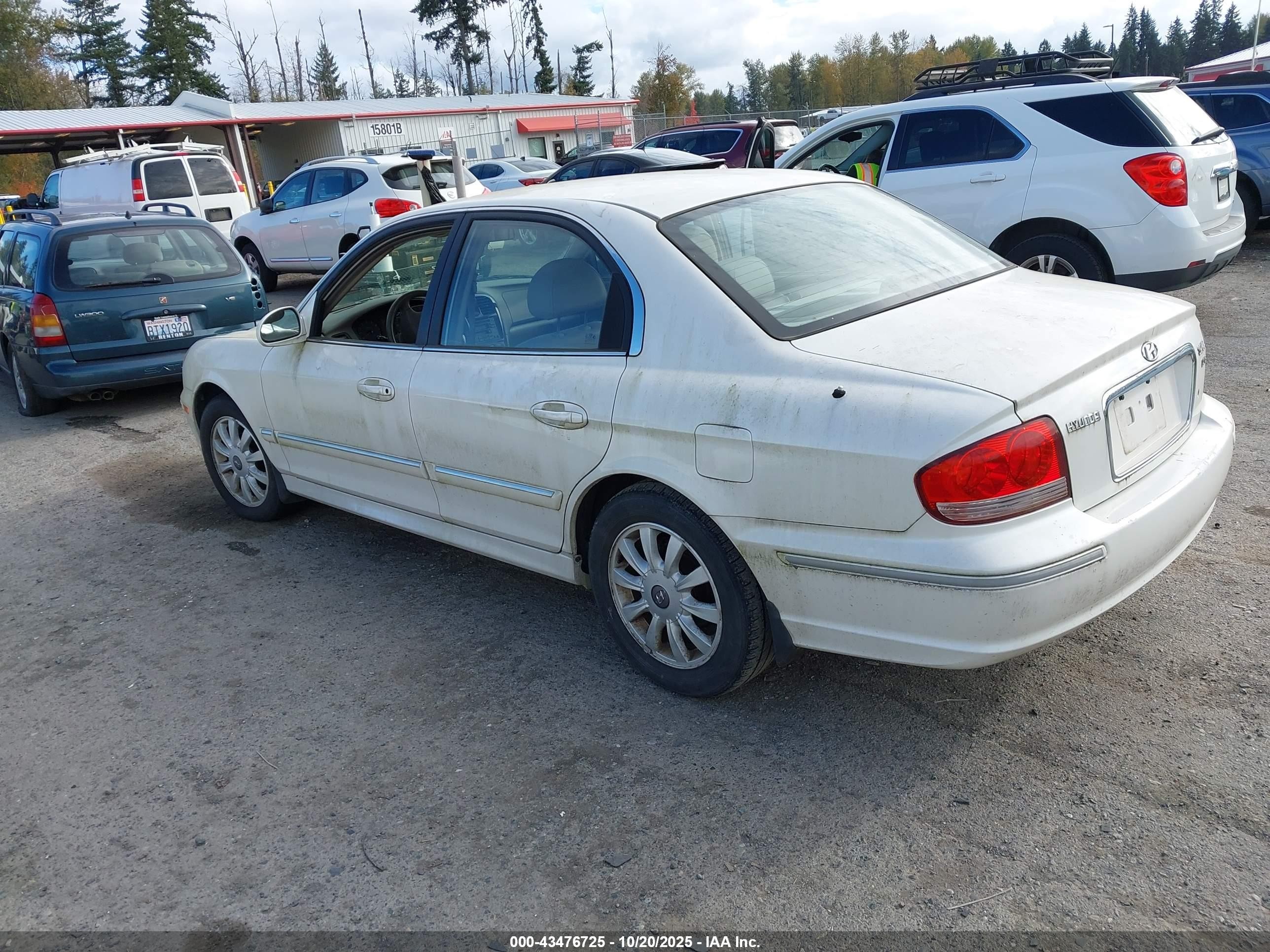 2002 Hyundai Sonata Gls/lx White vin: KMHWF35HX2A606066