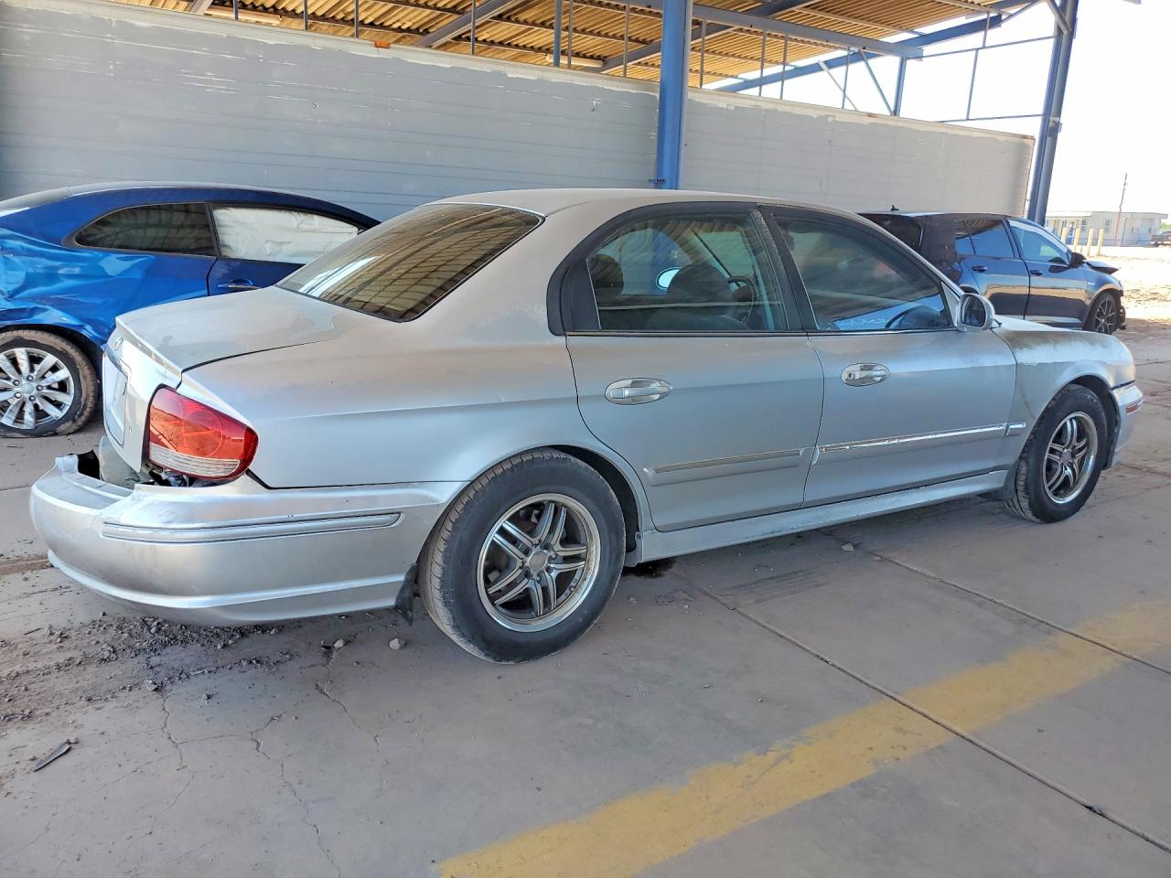 2002 Hyundai Sonata Gls Silver vin: KMHWF35HX2A712758