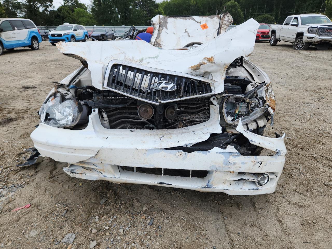 2003 Hyundai Sonata Gls White vin: KMHWF35HX3A904828