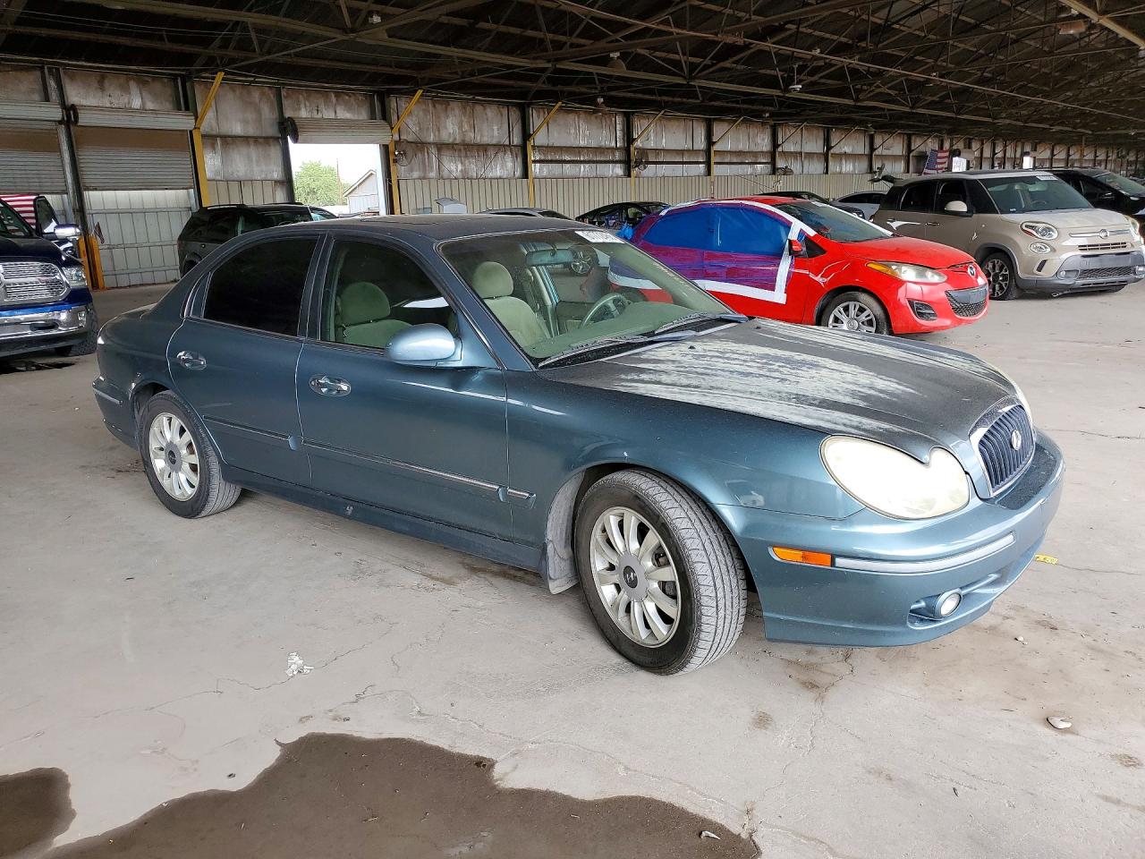 2004 Hyundai Sonata Gls Teal vin: KMHWF35HX4A024553