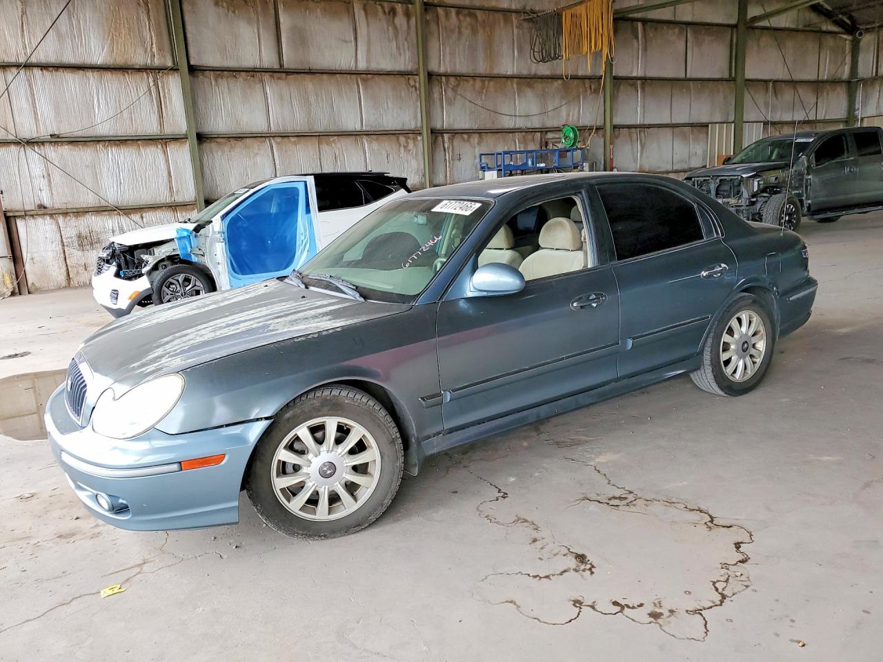2004 Hyundai Sonata Gls Teal vin: KMHWF35HX4A024553