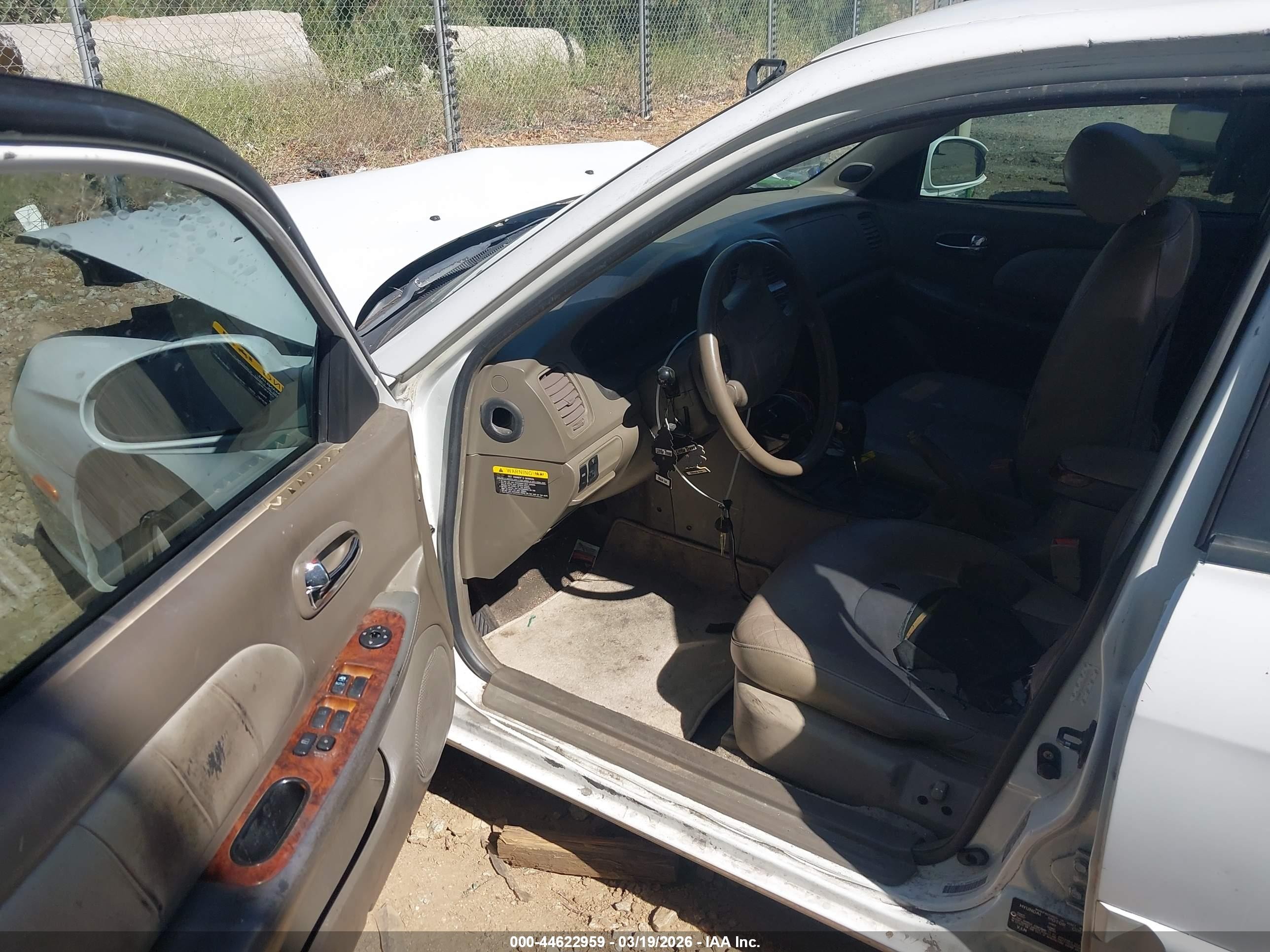 2000 Hyundai Sonata Gls V6 White vin: KMHWF35V2YA343747