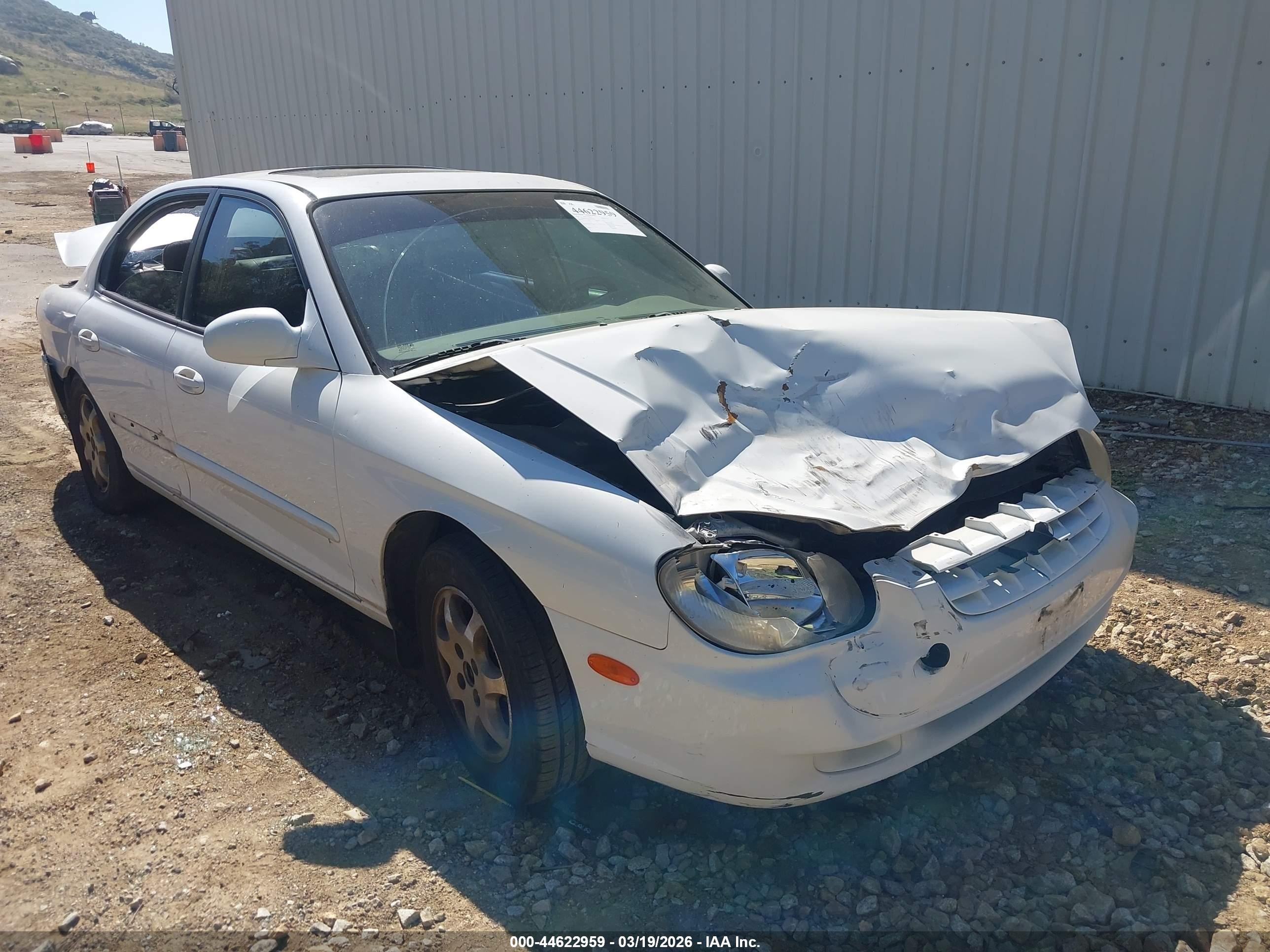 2000 Hyundai Sonata Gls V6 White vin: KMHWF35V2YA343747
