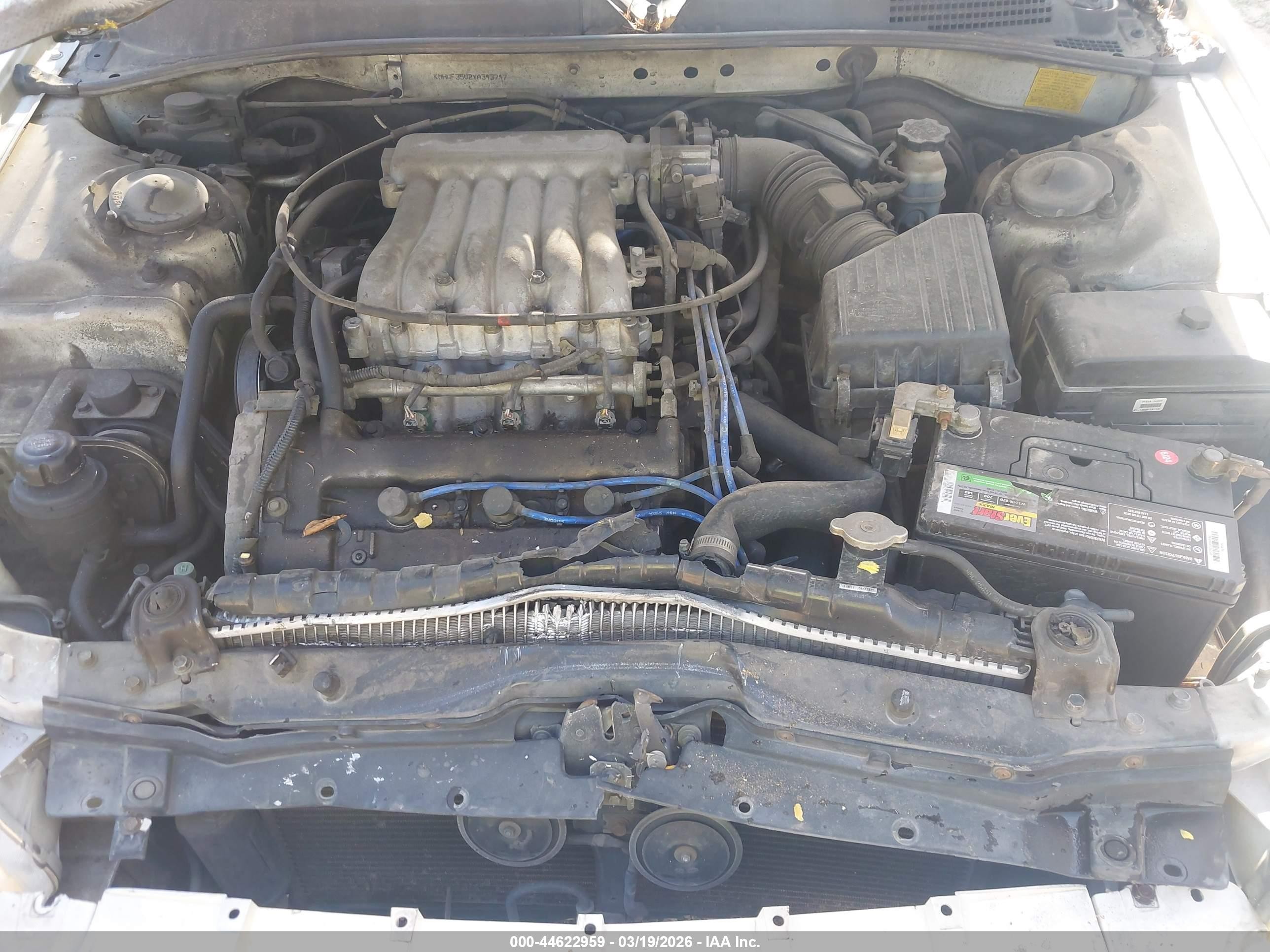 2000 Hyundai Sonata Gls V6 White vin: KMHWF35V2YA343747
