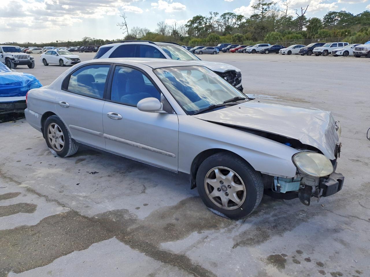 2001 Hyundai Sonata Gls Серебряный vin: KMHWF35V41A462177
