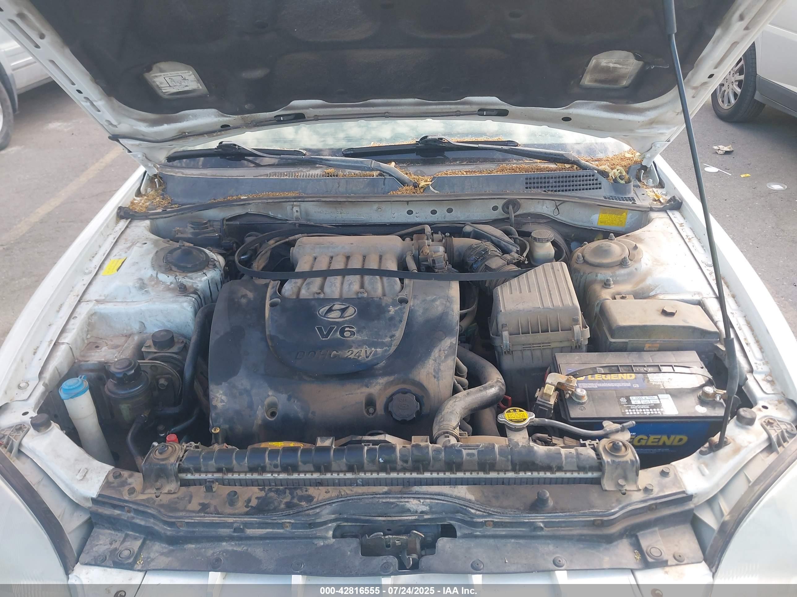 2000 Hyundai Sonata Gls V6 White vin: KMHWF35V4YA230673