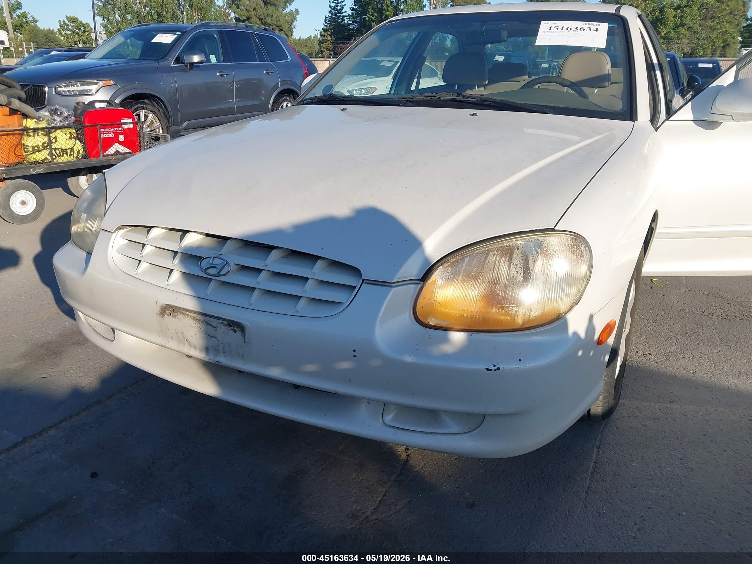 2000 Hyundai Sonata Gls V6 White vin: KMHWF35V4YA313326