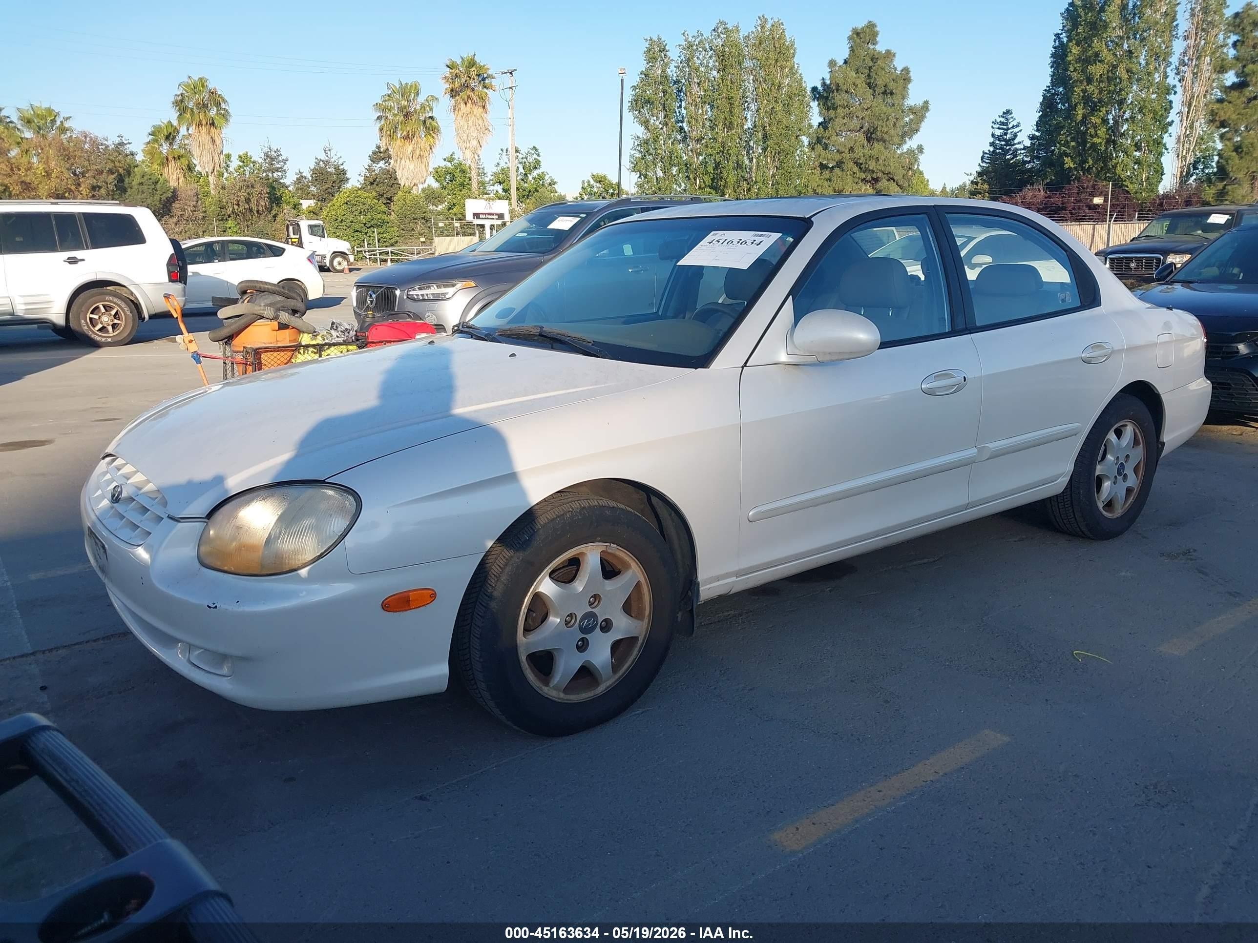 2000 Hyundai Sonata Gls V6 White vin: KMHWF35V4YA313326