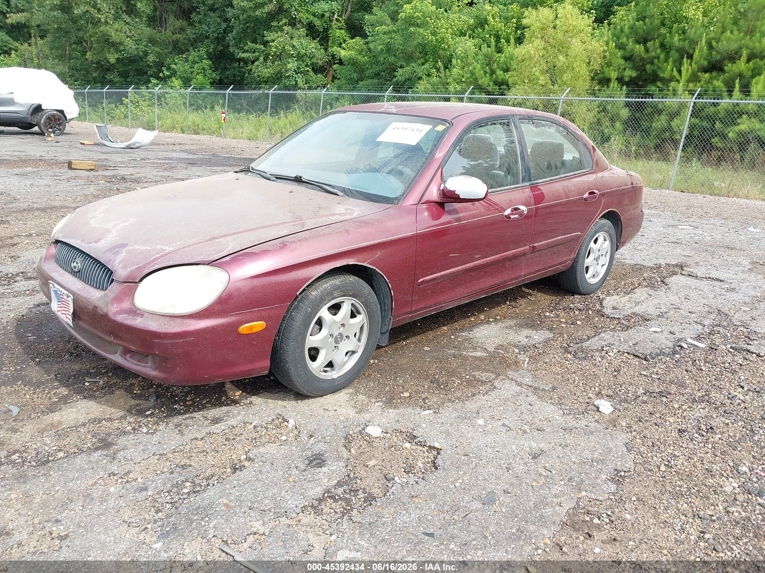 2001 Hyundai Sonata Gls/gls W/leather Красный vin: KMHWF35V91A442944