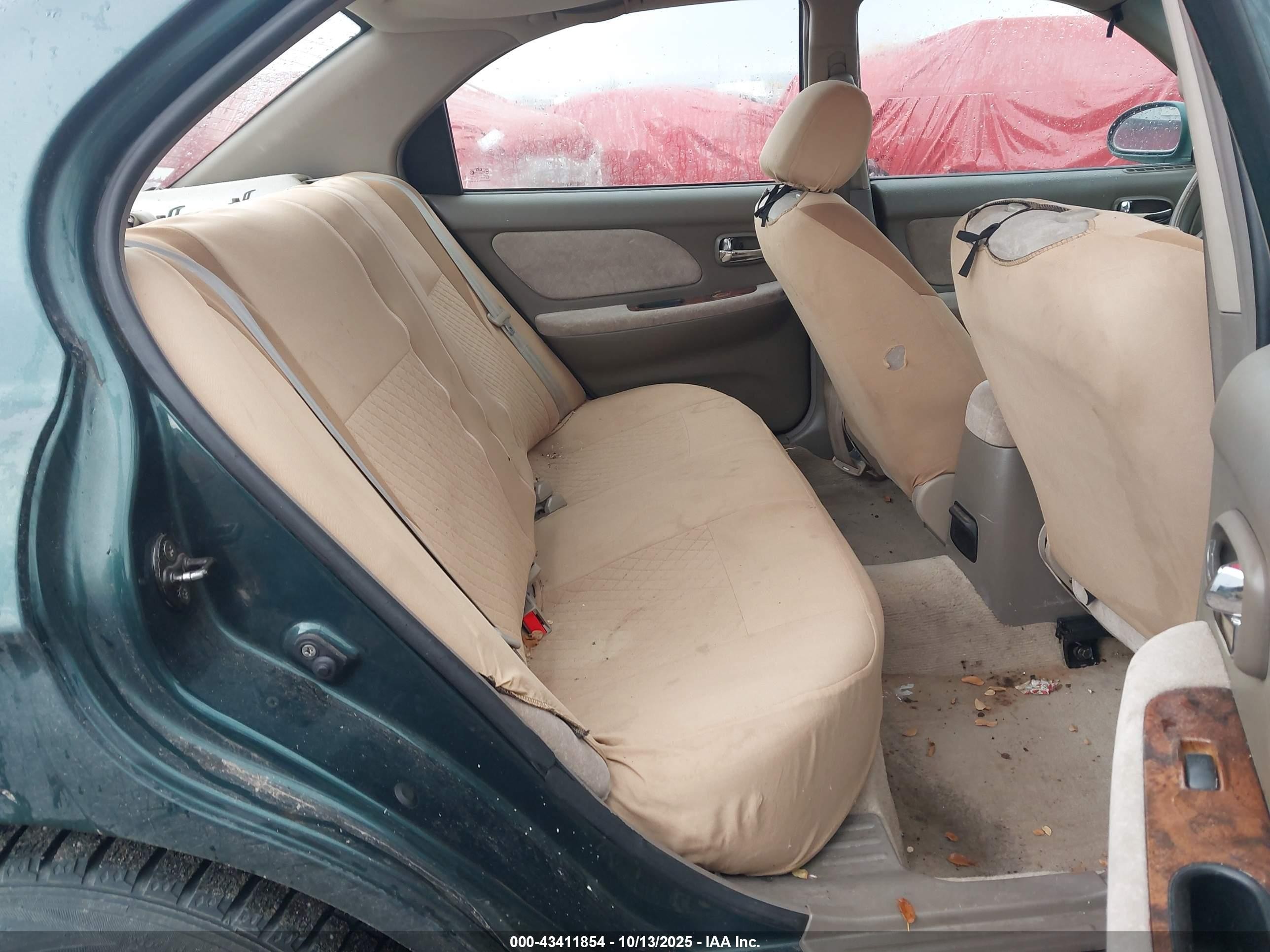 2001 Hyundai Sonata Gls/gls W/leather Green vin: KMHWF35V91A488497