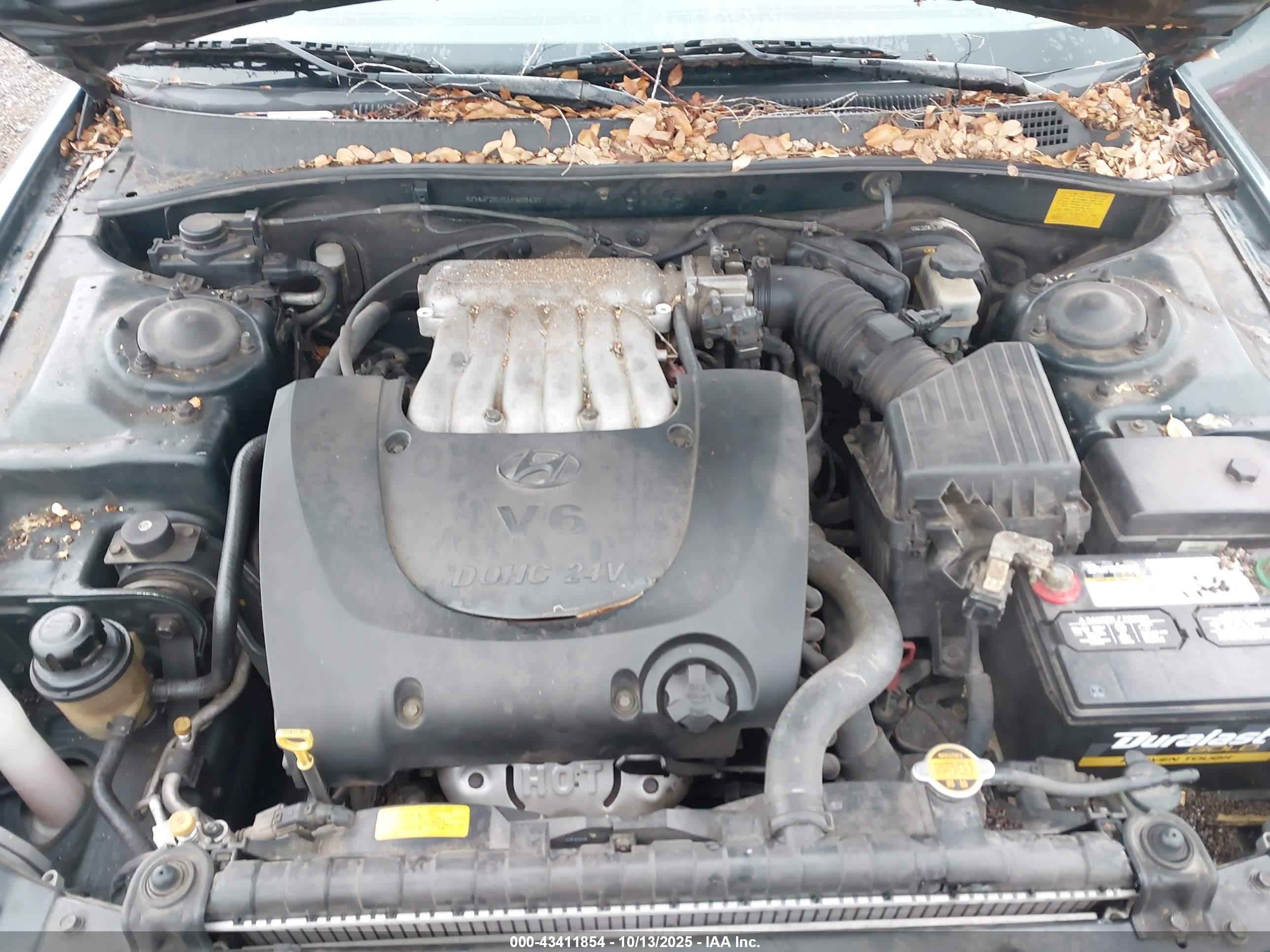 2001 Hyundai Sonata Gls/gls W/leather Green vin: KMHWF35V91A488497