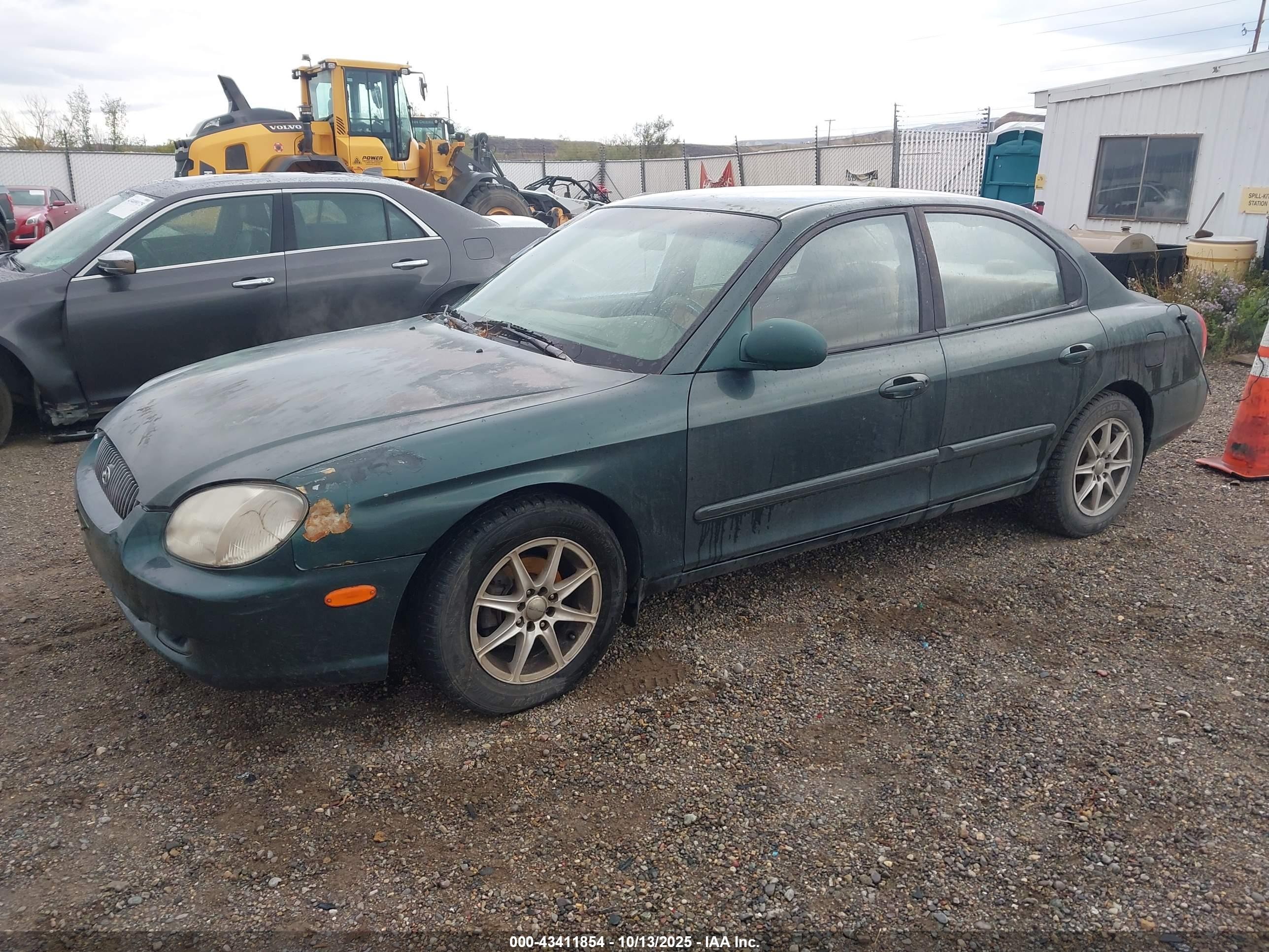 2001 Hyundai Sonata Gls/gls W/leather Green vin: KMHWF35V91A488497