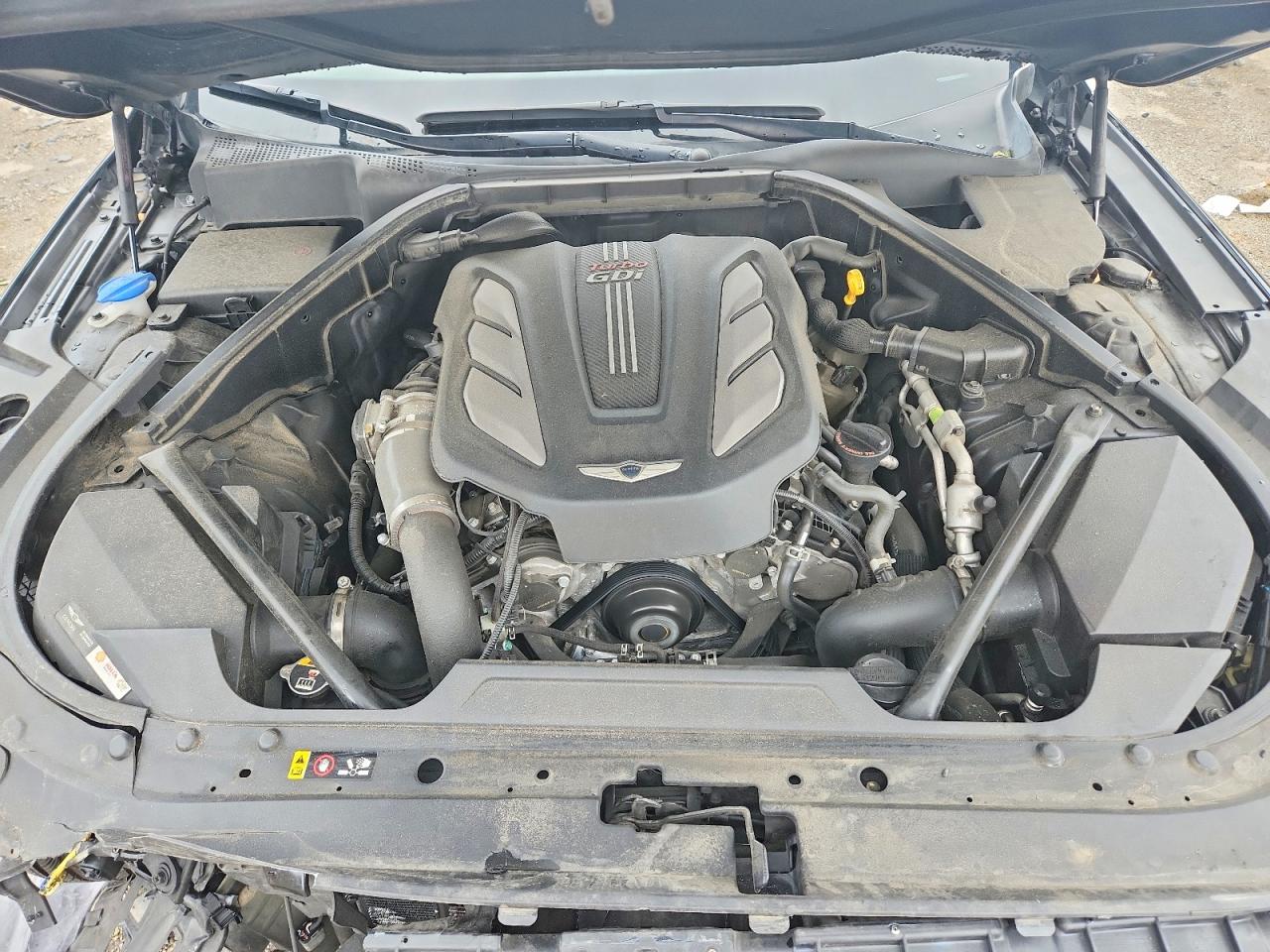 2020 Genesis G80 3.3t Sport Черный vin: KMTFN4JB4LU337840