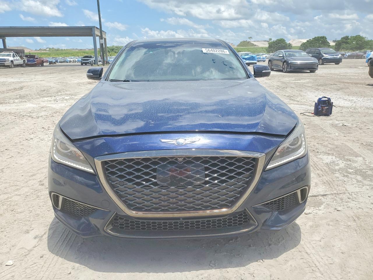 2020 Genesis G80 3.8 Blue vin: KMTFN4JE8LU337687