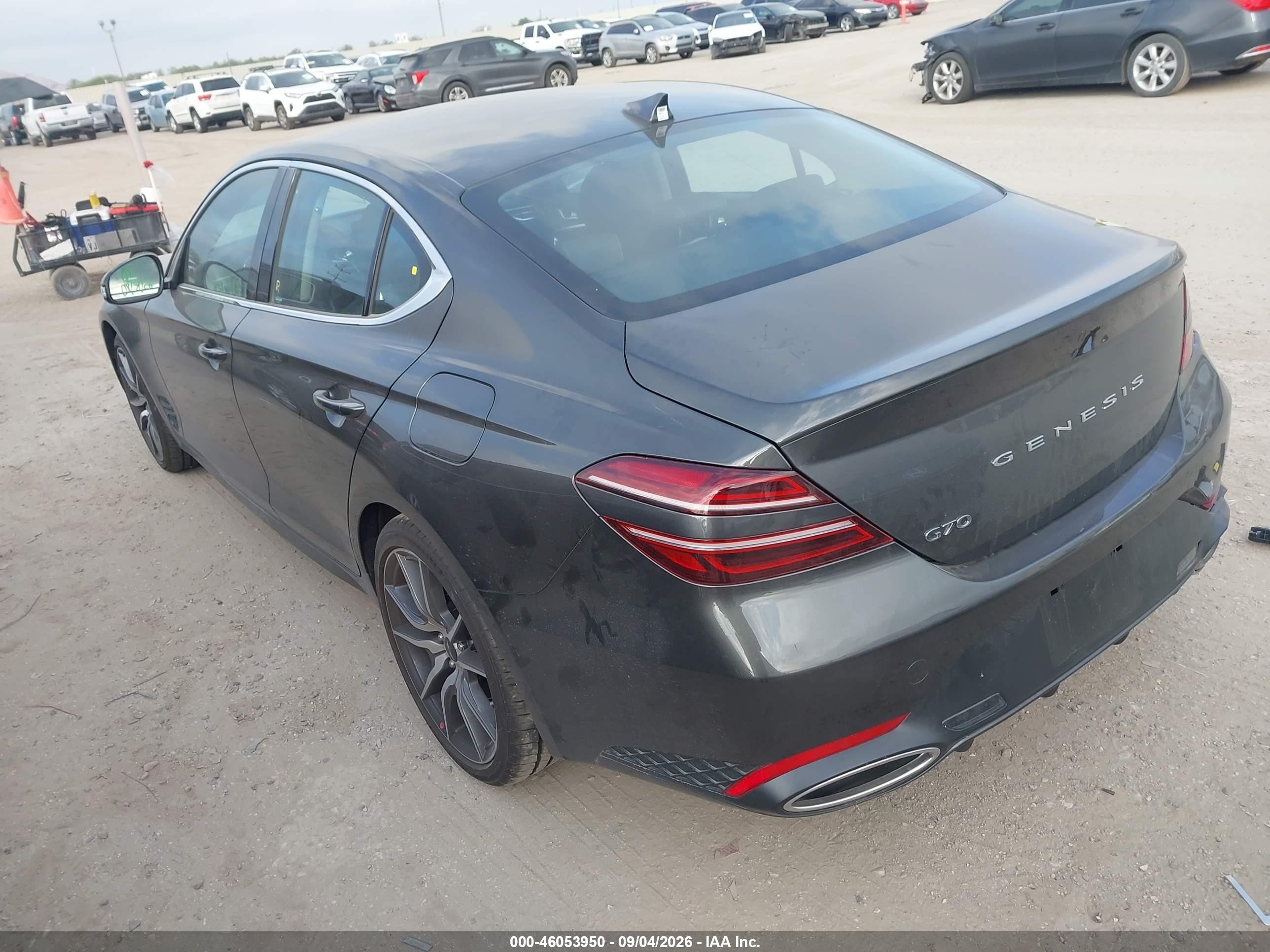 2026 Genesis G70 2.5t Rwd Черный vin: KMTG14SC2TU177870