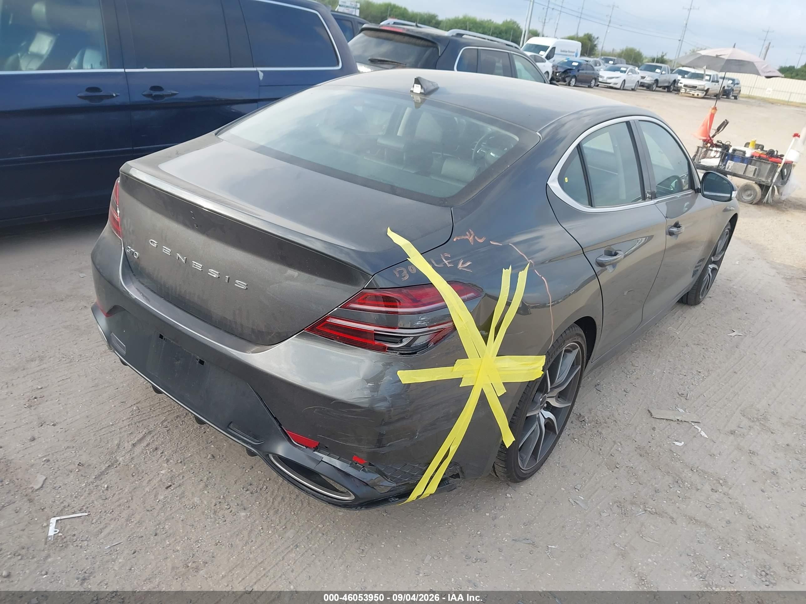 2026 Genesis G70 2.5t Rwd Черный vin: KMTG14SC2TU177870