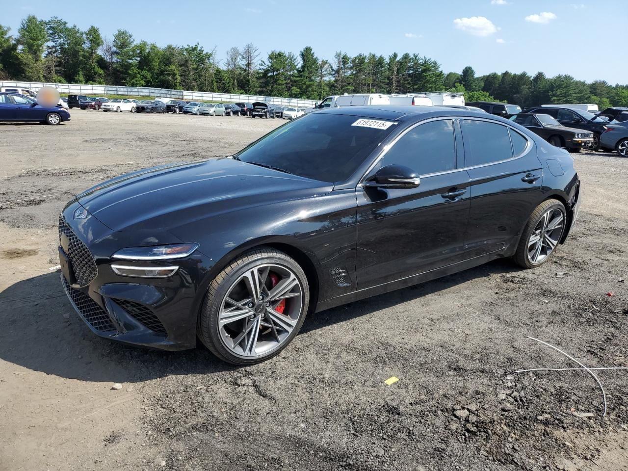 2025 Genesis G70 Base Черный vin: KMTG34SC8SU147328