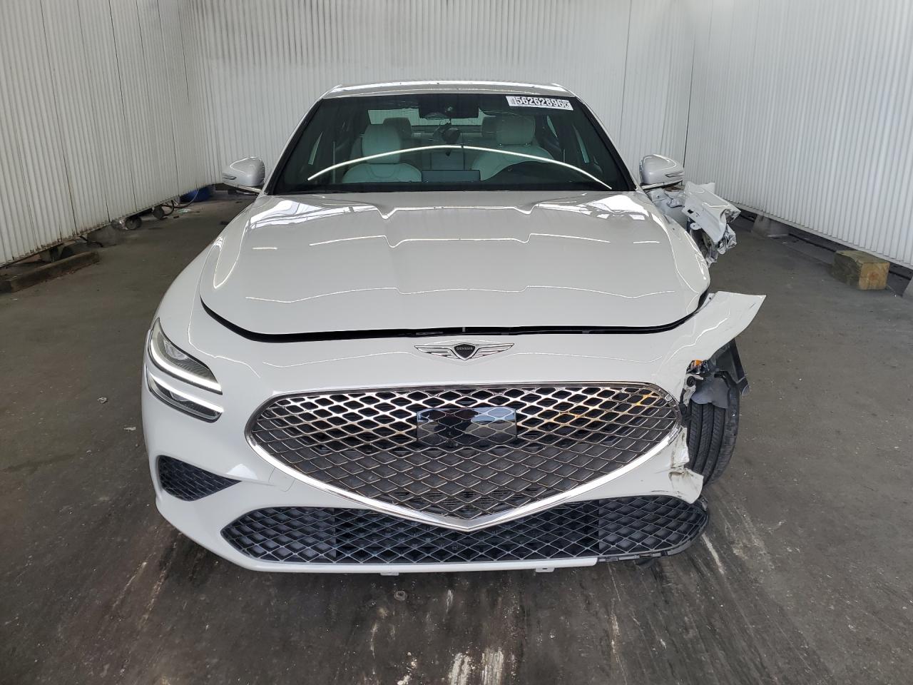 2025 Genesis G70 2.5t Standard Silver vin: KMTG34SC8SU155686 Damage: Front Bumper Reinforcement, Broken, Replacement Required