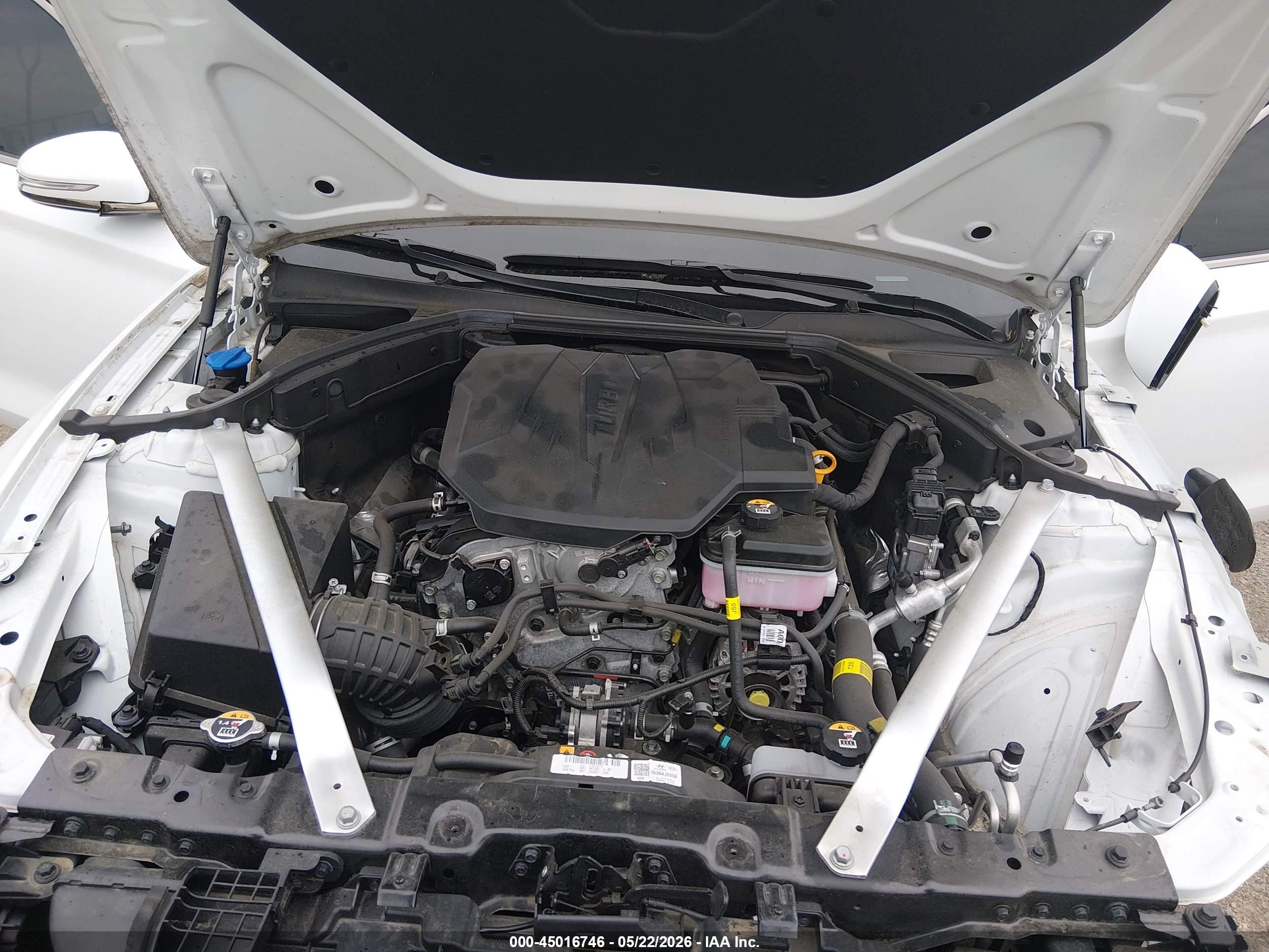 2024 Genesis G70 2.5t Rwd White vin: KMTG34SCXRU136387
