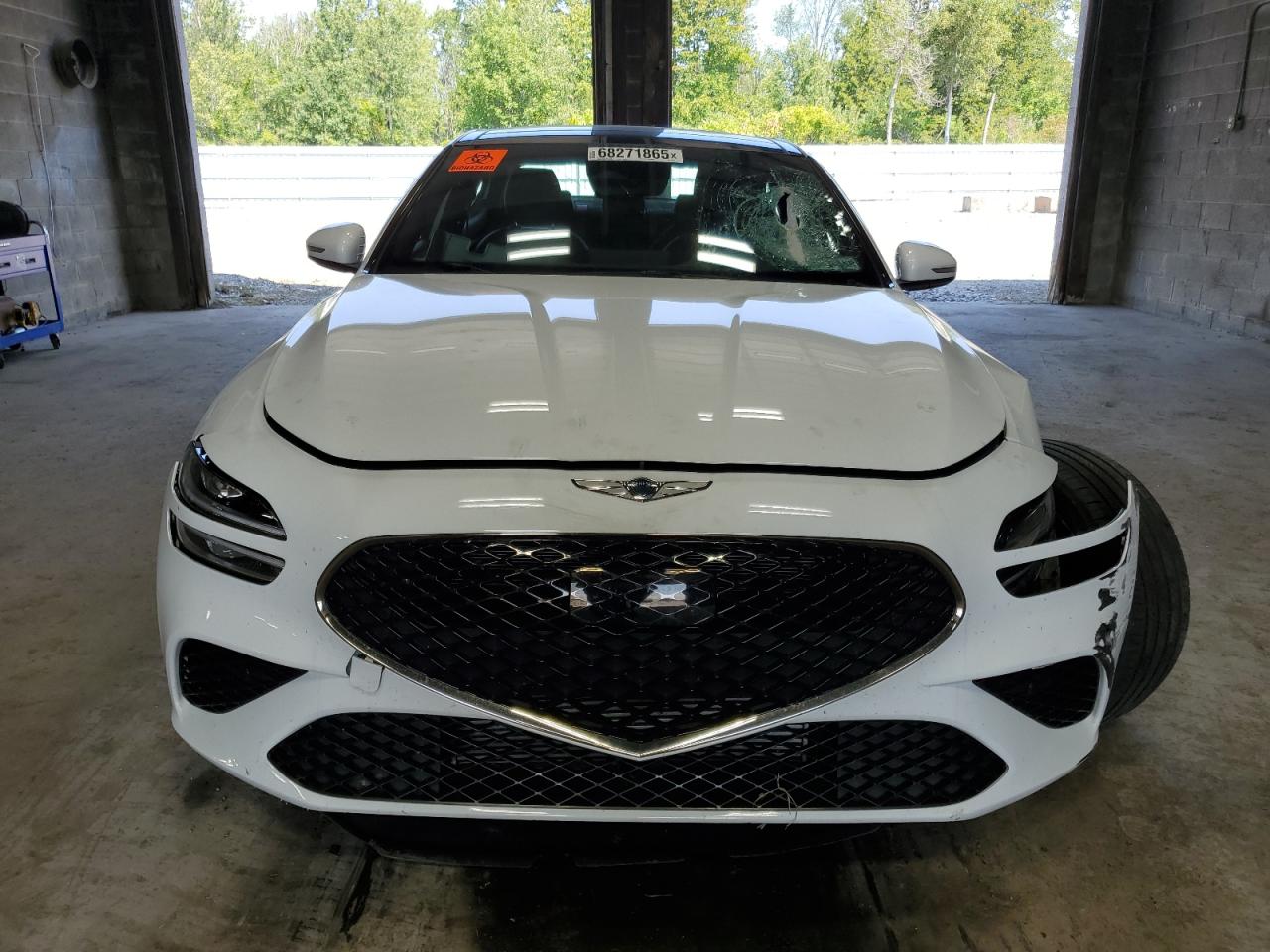 2023 Genesis G70 Base Белый vin: KMTG34TA2PU109971