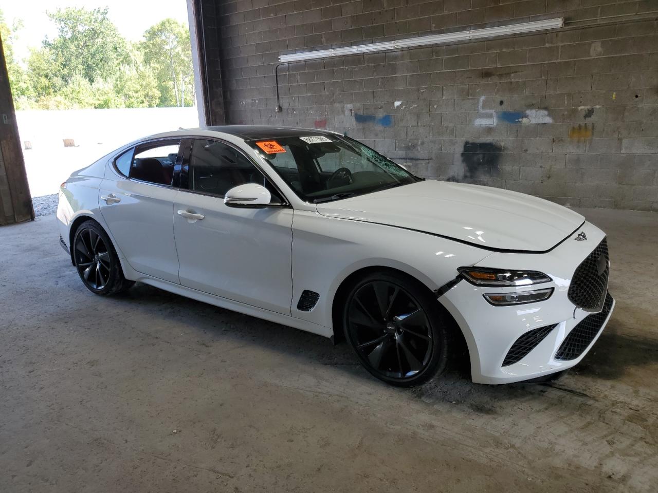 2023 Genesis G70 Base Белый vin: KMTG34TA2PU109971