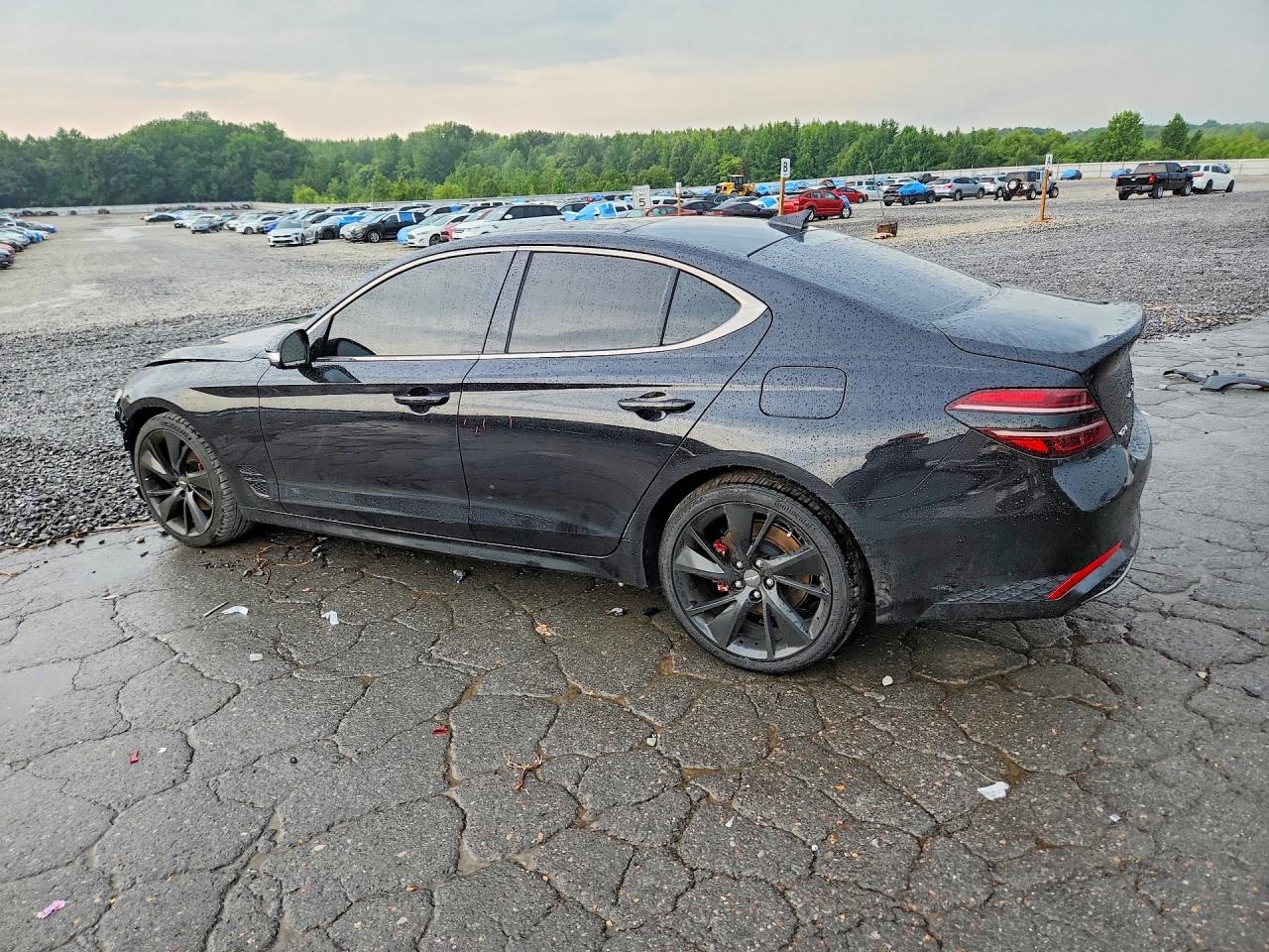 2023 Genesis G70 2.0t Черный vin: KMTG34TA6PU120035