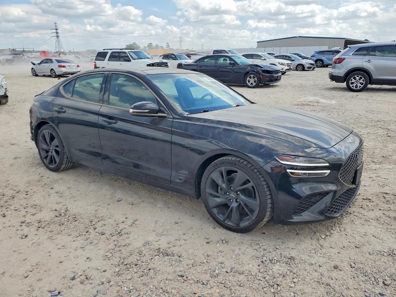 2023 Genesis G70 2.0t Black vin: KMTG34TA8PU126113