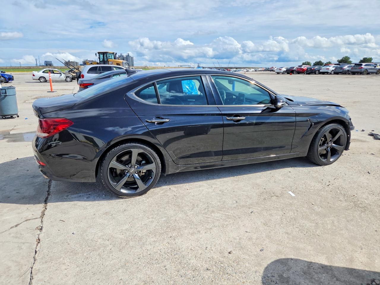 2019 Genesis G70 2.0t Advanced Черный vin: KMTG44LA7KU026879
