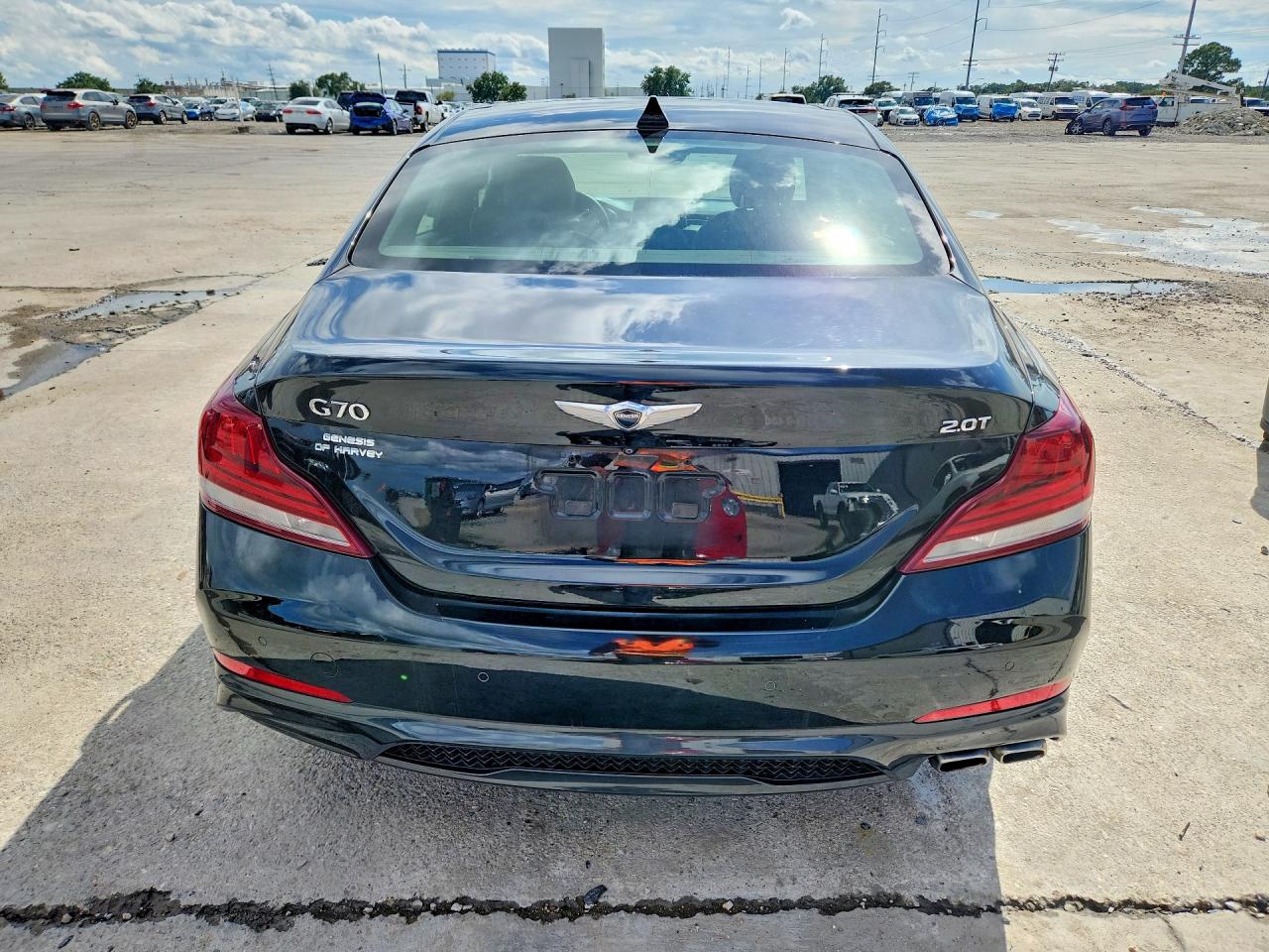 2019 Genesis G70 2.0t Advanced Черный vin: KMTG44LA7KU026879