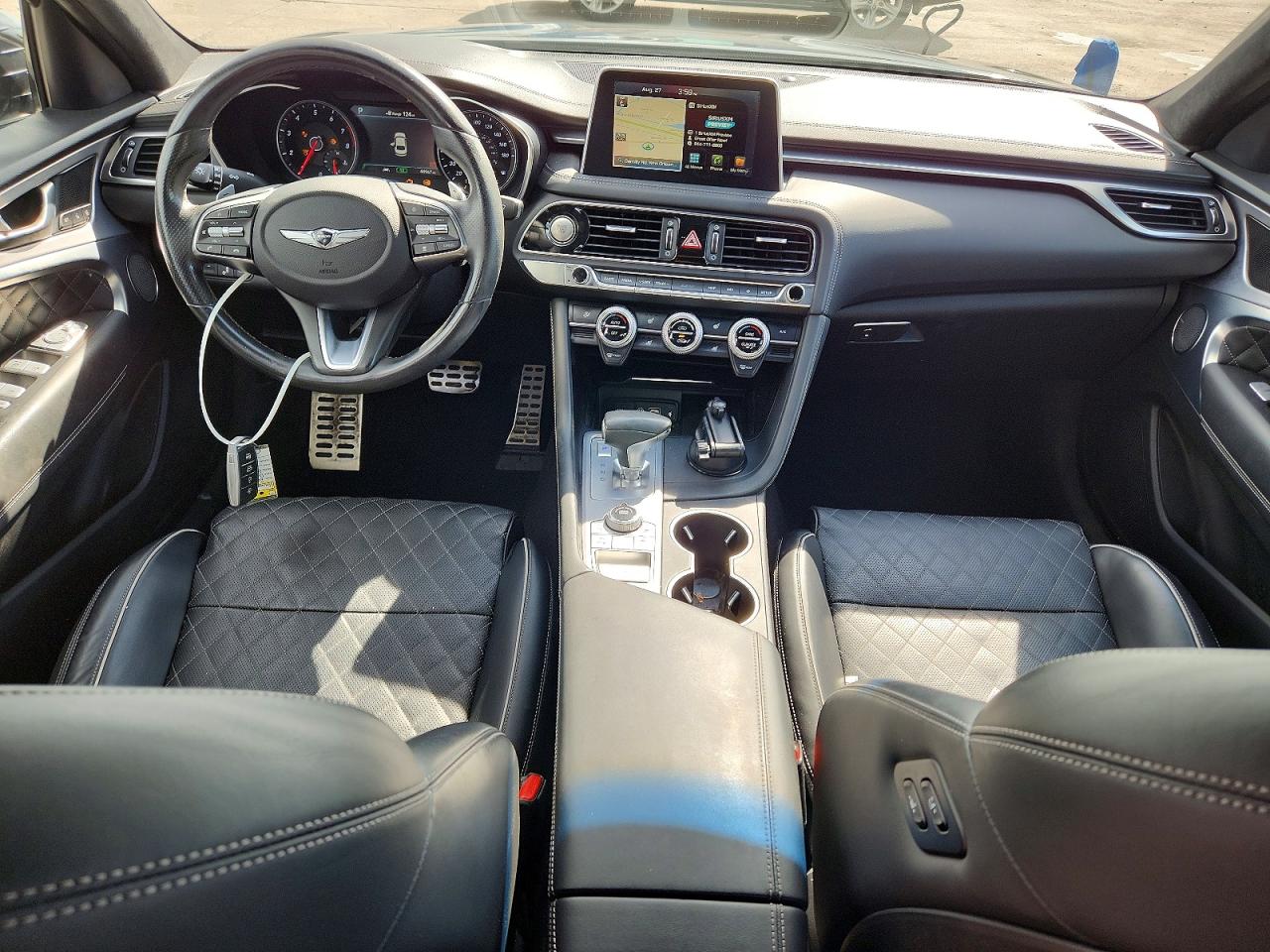 2019 Genesis G70 2.0t Advanced Черный vin: KMTG44LA7KU026879