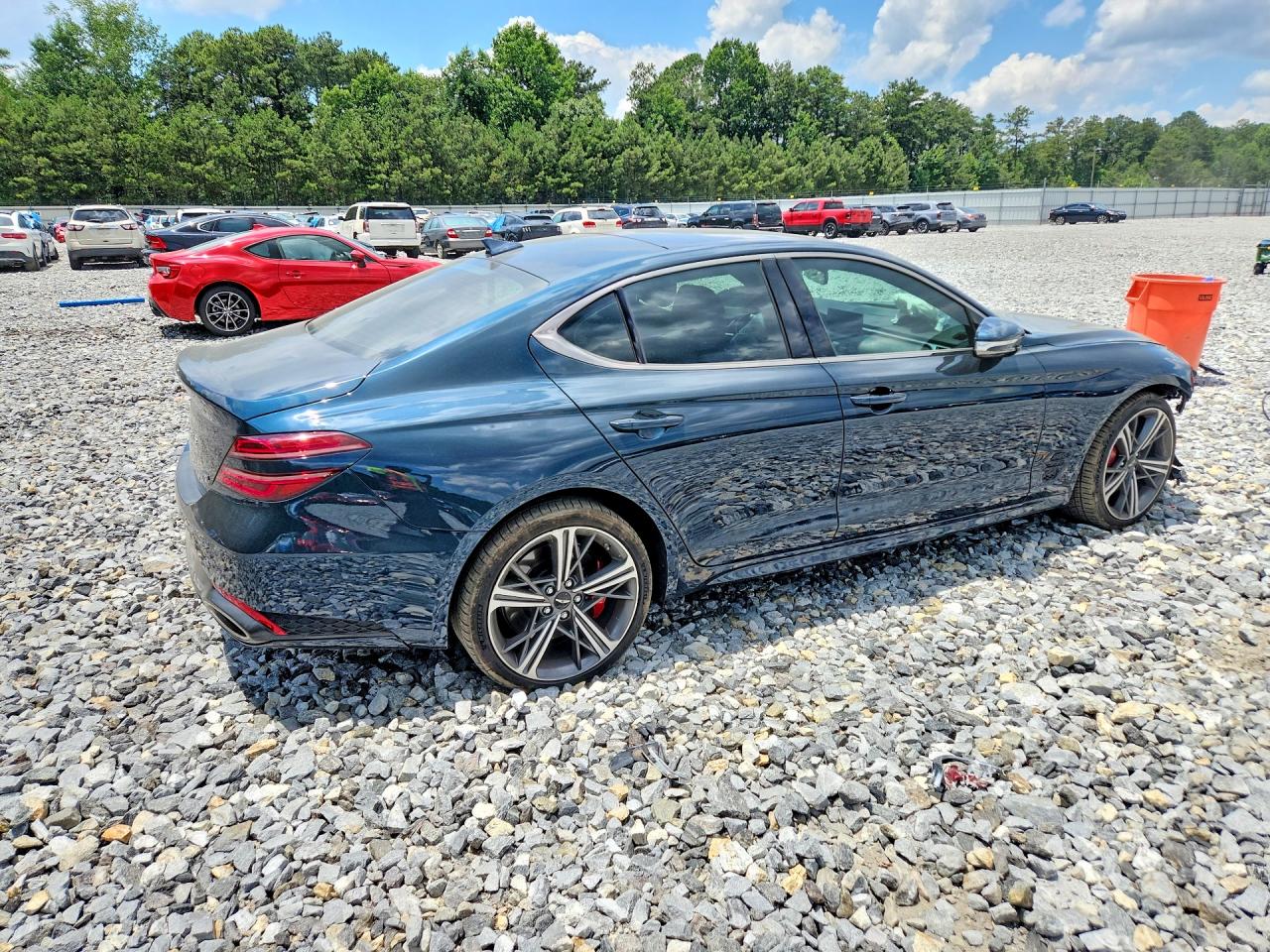 2024 Genesis G70 3.3t Sport Advanced Black vin: KMTG54SE3RU139207