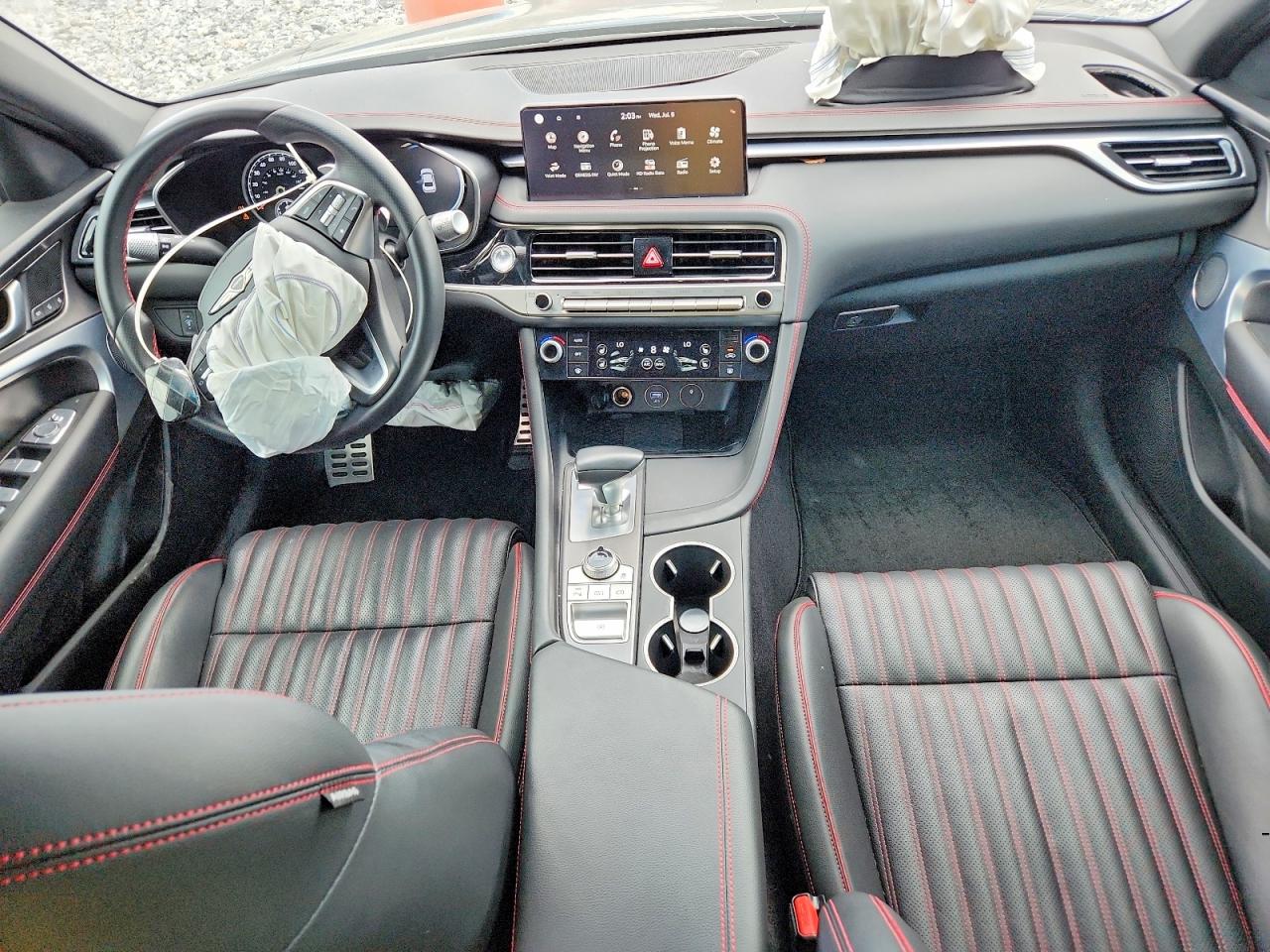 2024 Genesis G70 3.3t Sport Advanced Black vin: KMTG54SE3RU139207