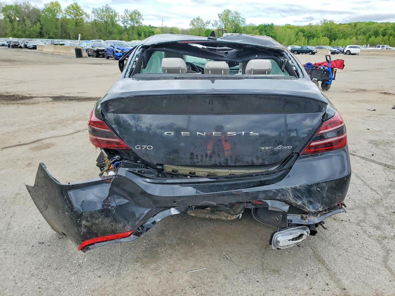 2026 Genesis G70 Sport Prestige Черный vin: KMTG54SE4TU170618