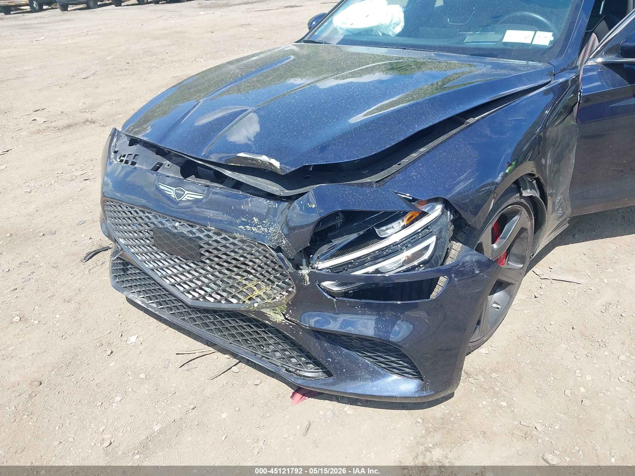 2026 Genesis G70 3.3t Awd Sport Prestige Синий vin: KMTG54SEXTU160398