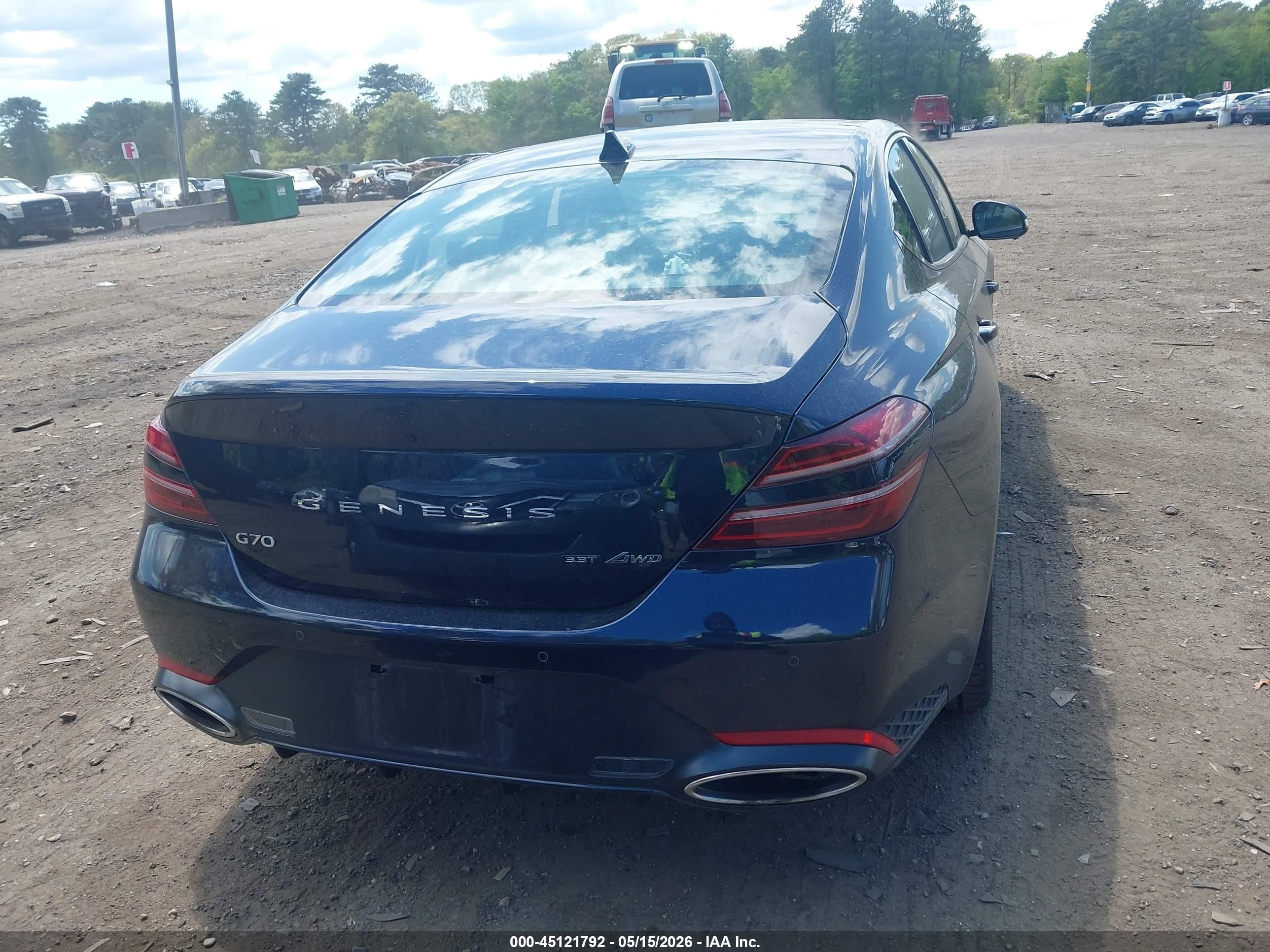 2026 Genesis G70 3.3t Awd Sport Prestige Синий vin: KMTG54SEXTU160398