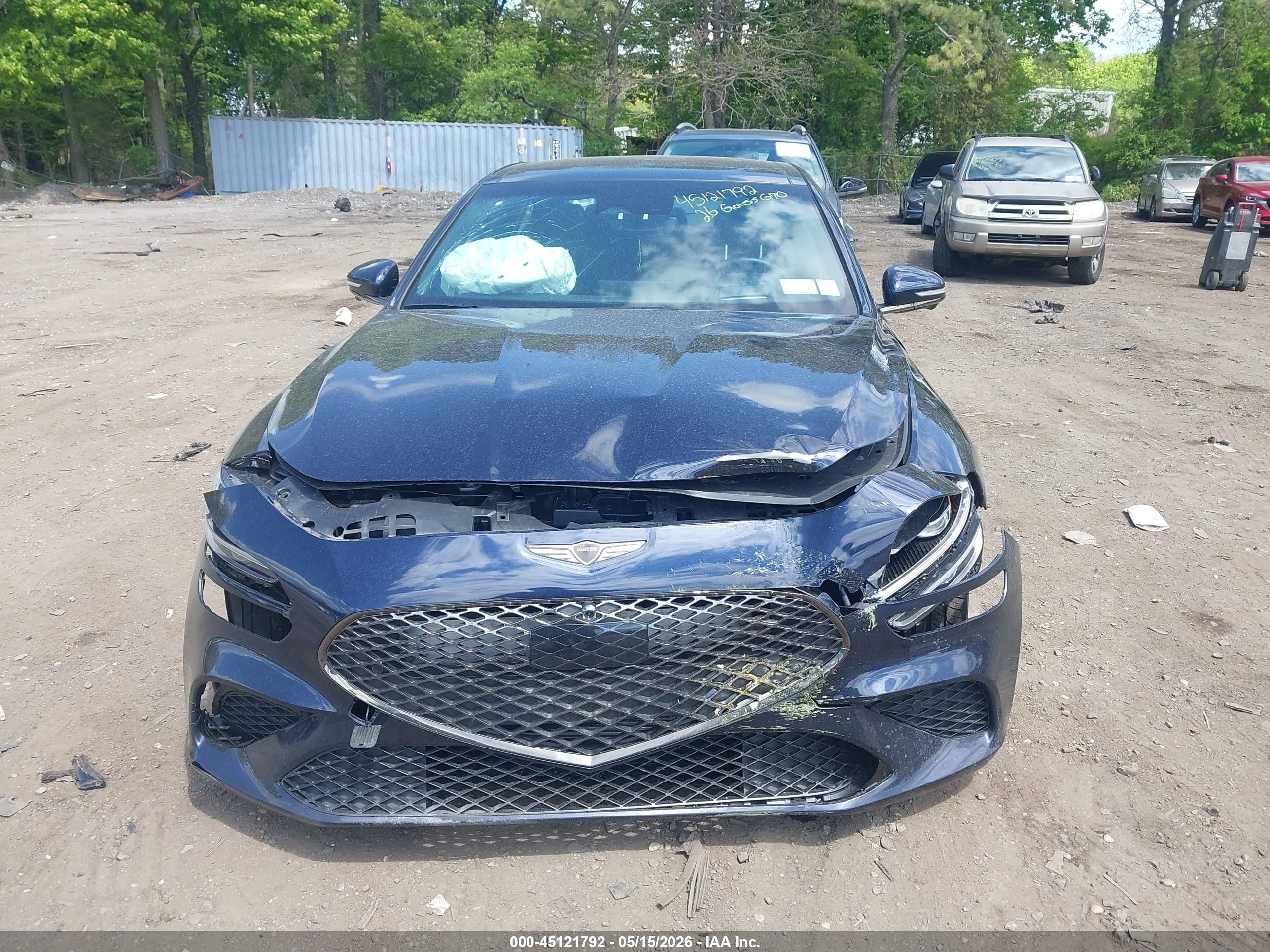 2026 Genesis G70 3.3t Awd Sport Prestige Синий vin: KMTG54SEXTU160398