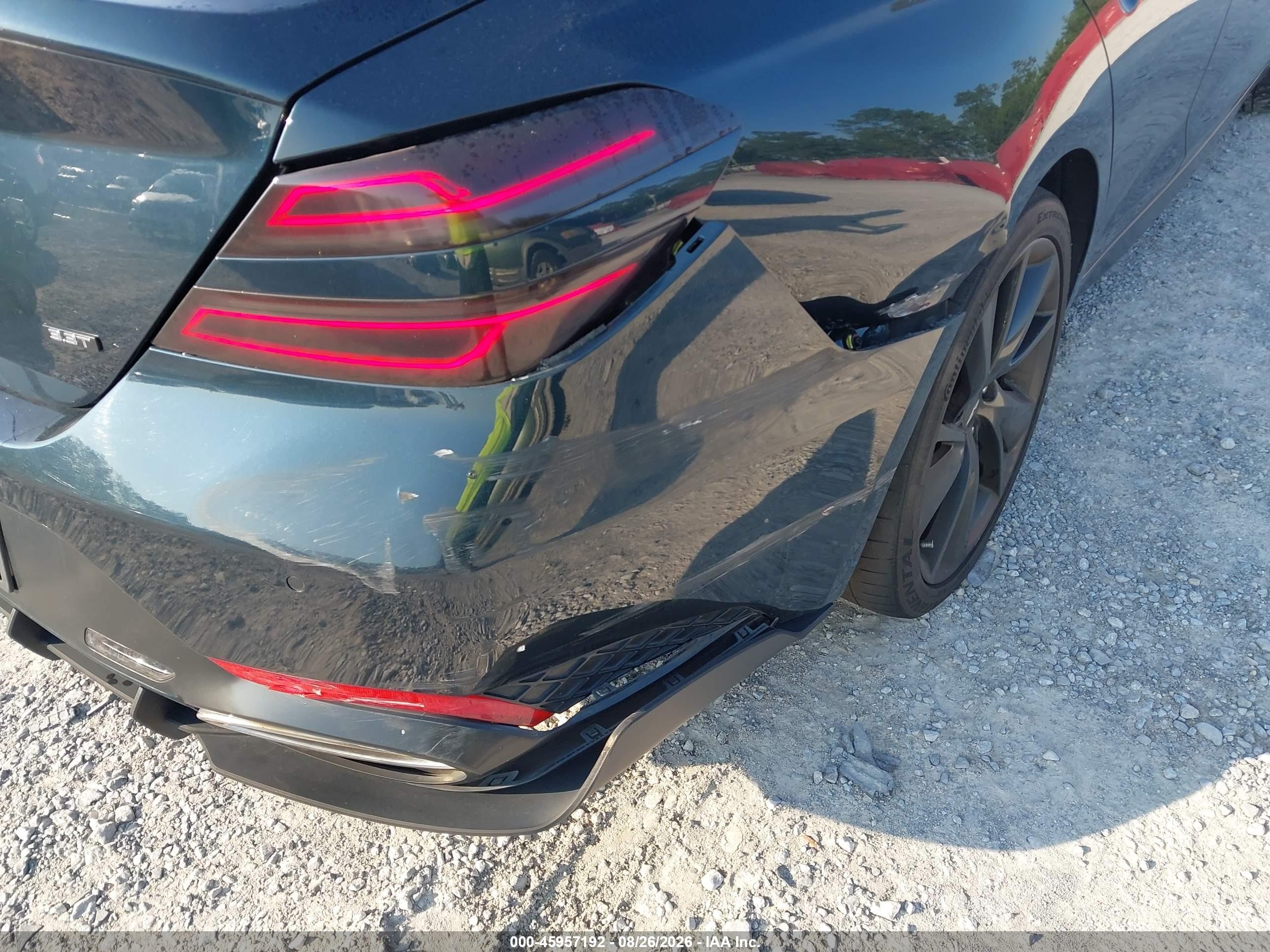 2022 Genesis G70 3.3t Rwd Teal vin: KMTG54TE6NU096264