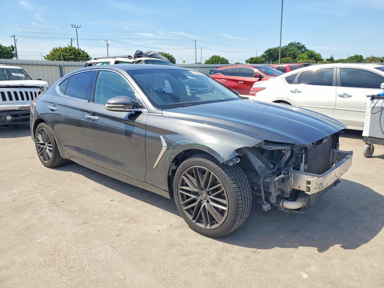 2019 Genesis G70 Advanced Charcoal vin: KMTG64LA1KU019775