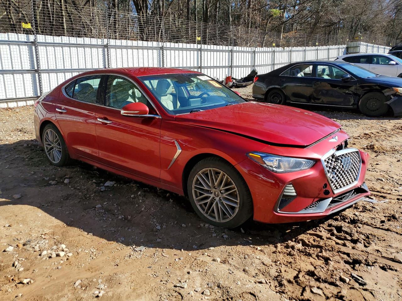 2020 Genesis G70 Red vin: KMTG64LA7LU056637
