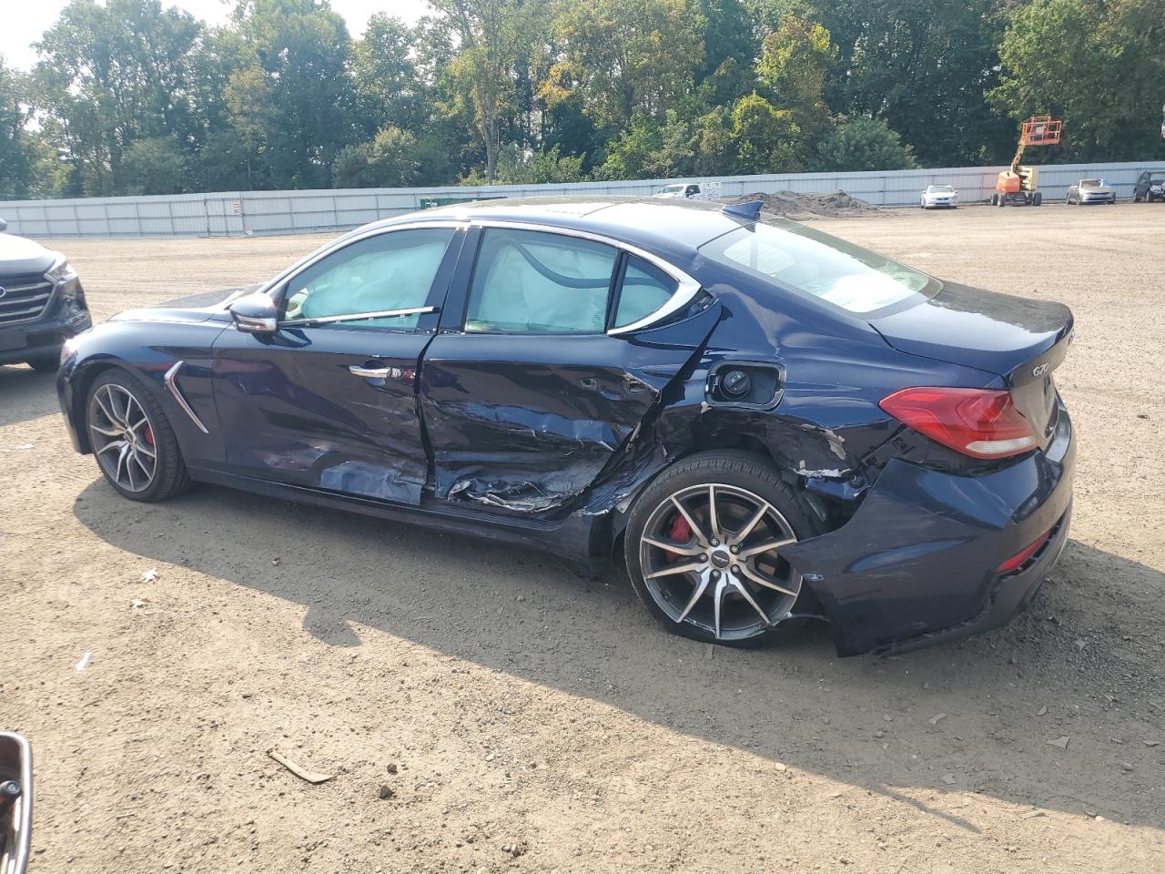 2020 Genesis G70 Elite Blue vin: KMTG74LE3LU056764