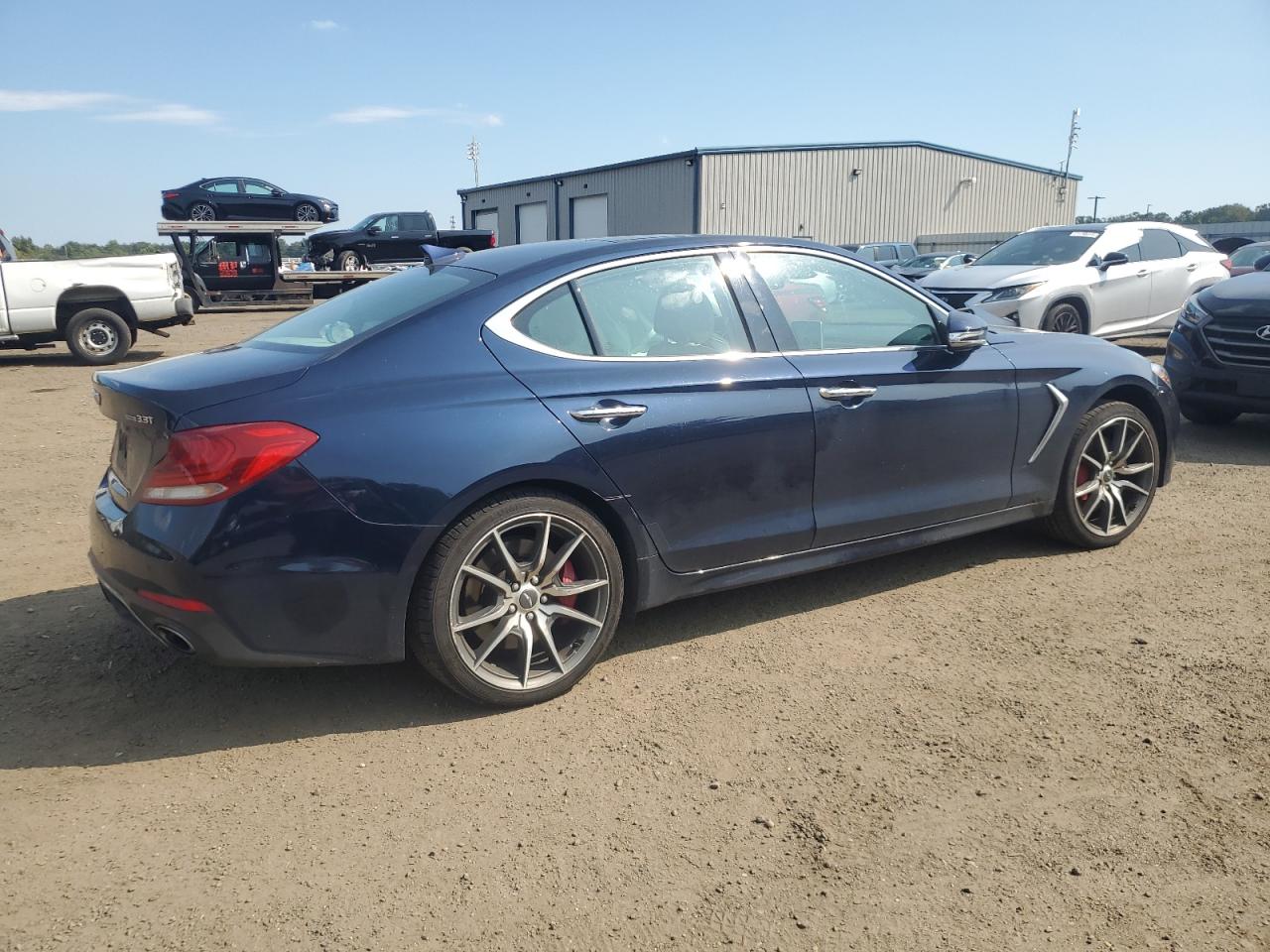2020 Genesis G70 Elite Blue vin: KMTG74LE3LU056764