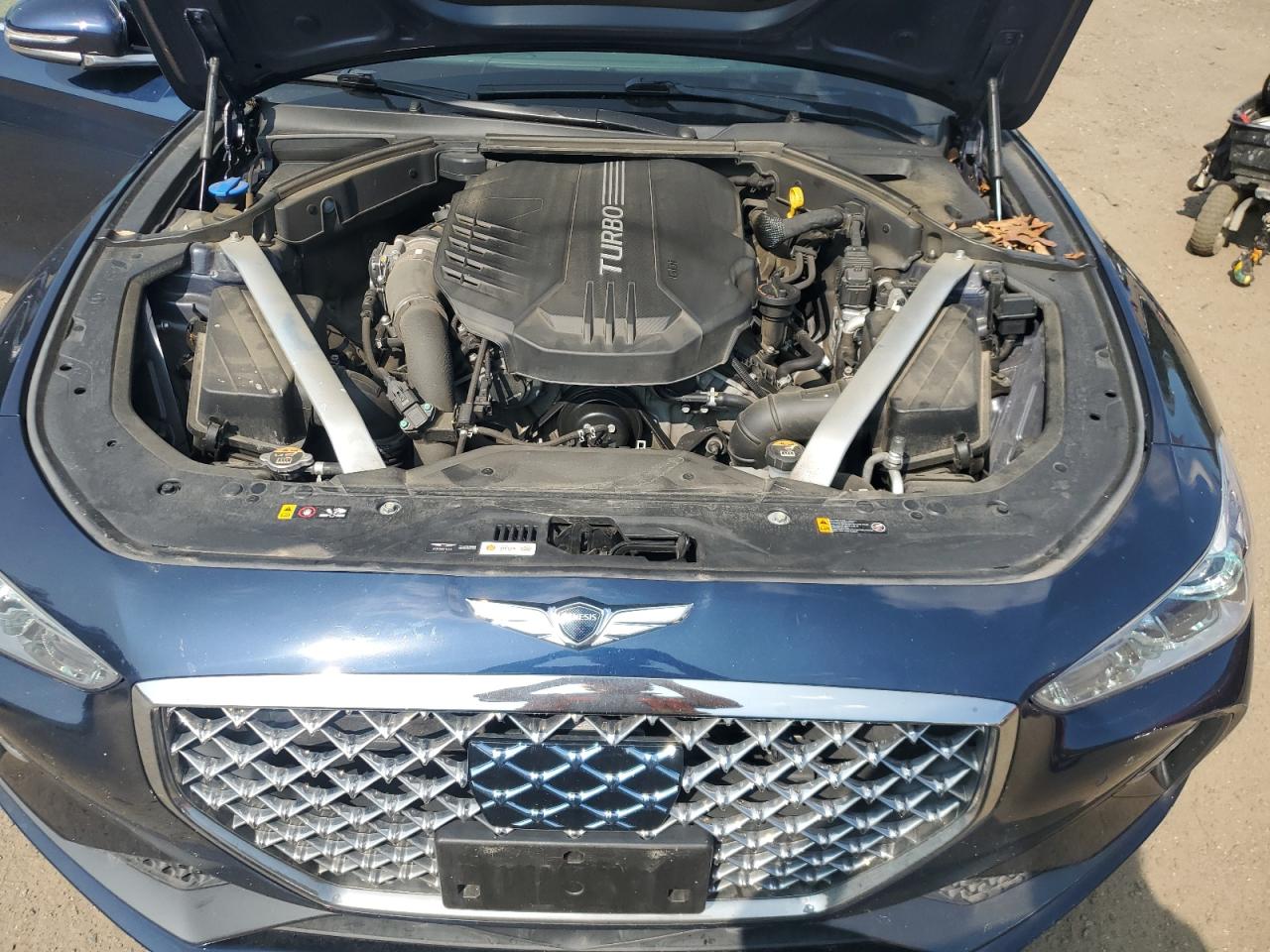 2020 Genesis G70 Elite Blue vin: KMTG74LE3LU056764