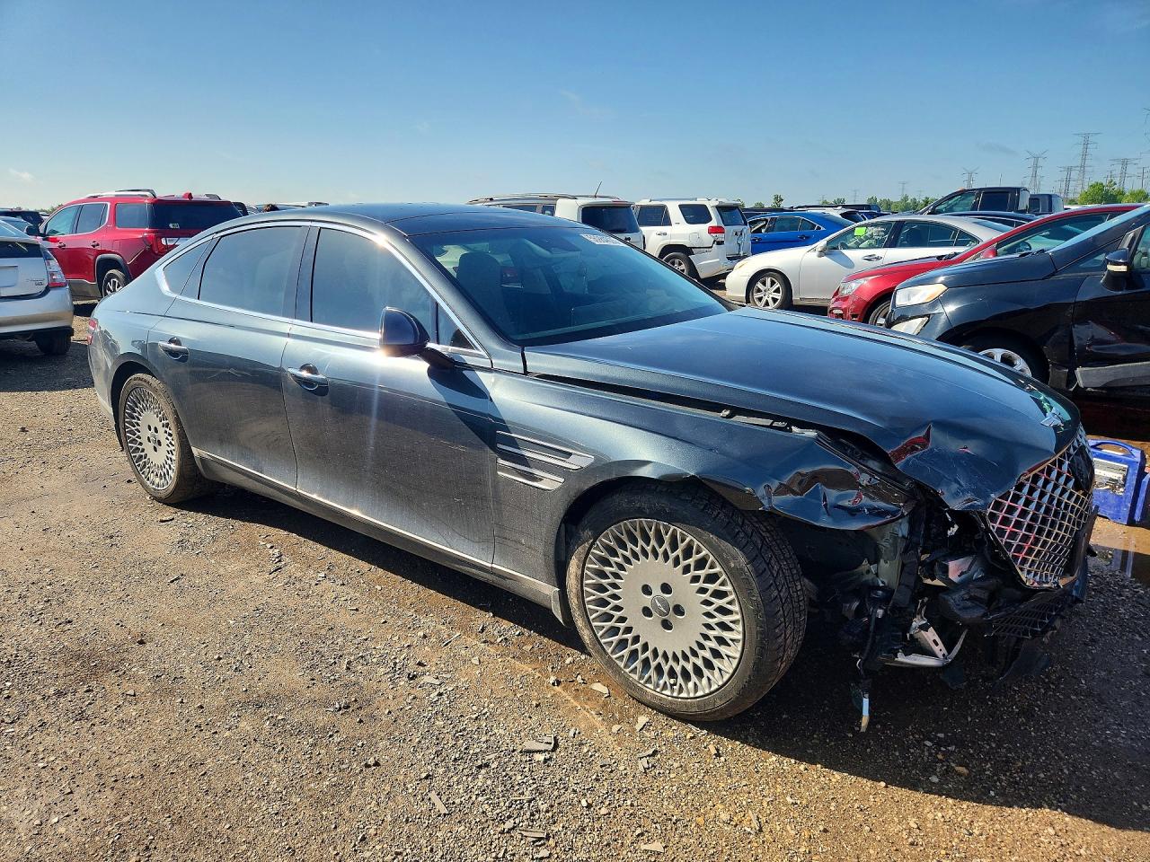 2022 Genesis G80 2.5t Charcoal vin: KMTGB4SC3NU093542