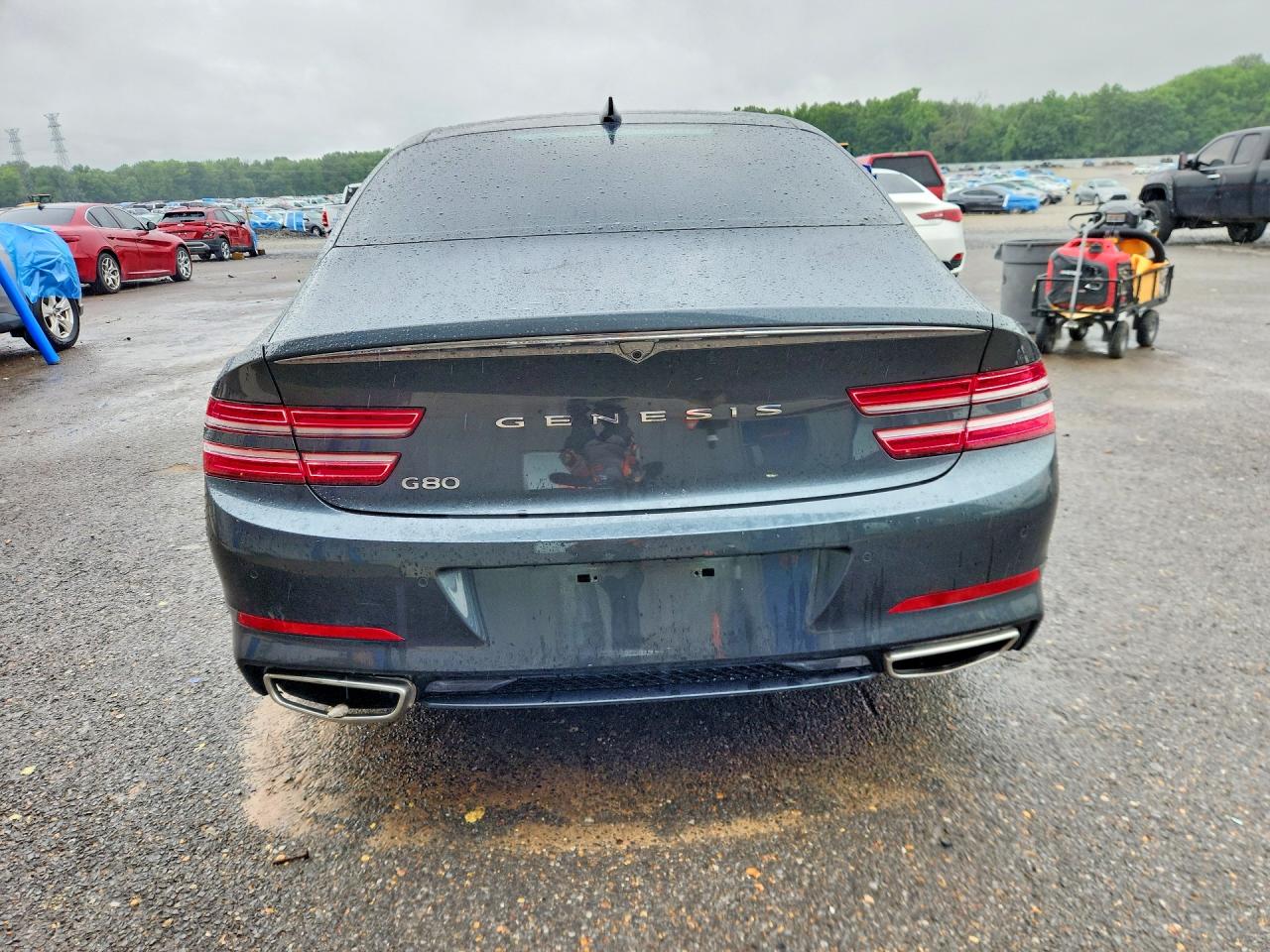 2022 Genesis G80 2.5t Gray vin: KMTGB4SC6NU092191