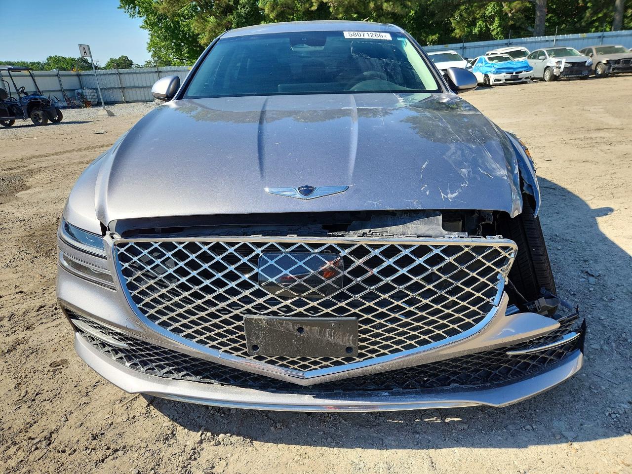 2023 Genesis G80 2.5t Серебряный vin: KMTGB4SC7PU195090