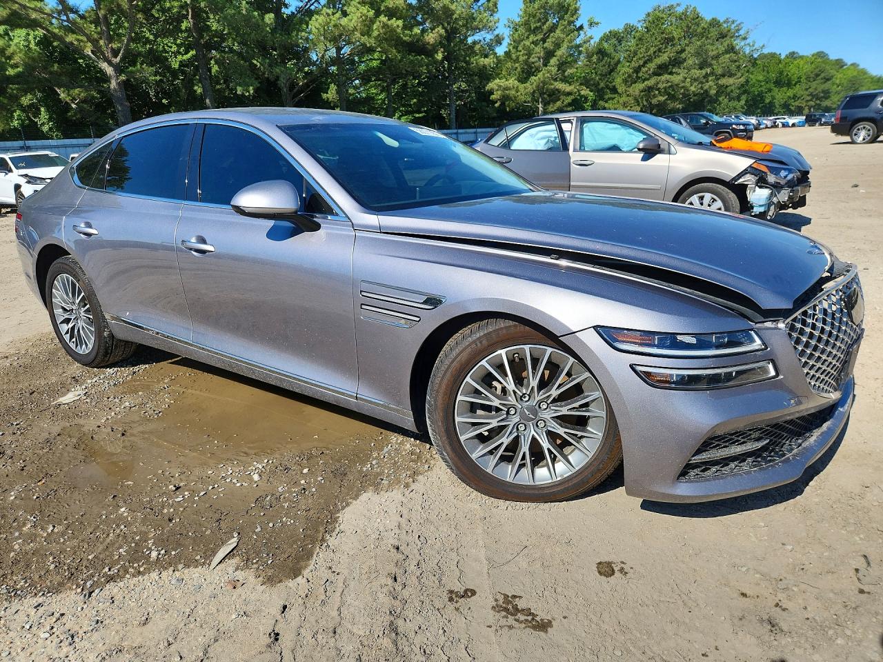 2023 Genesis G80 2.5t Серебряный vin: KMTGB4SC7PU195090