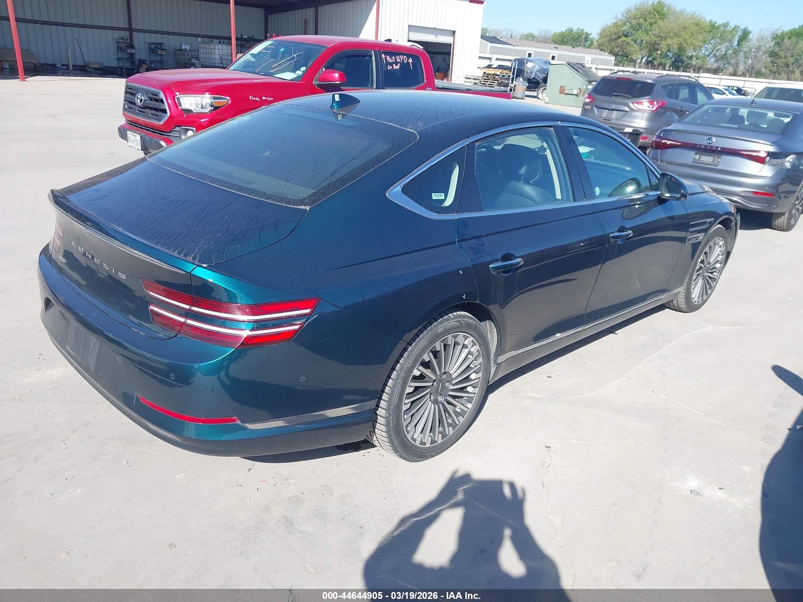 2023 Genesis Electrified G80   Green vin: KMTGE4S15PU006135