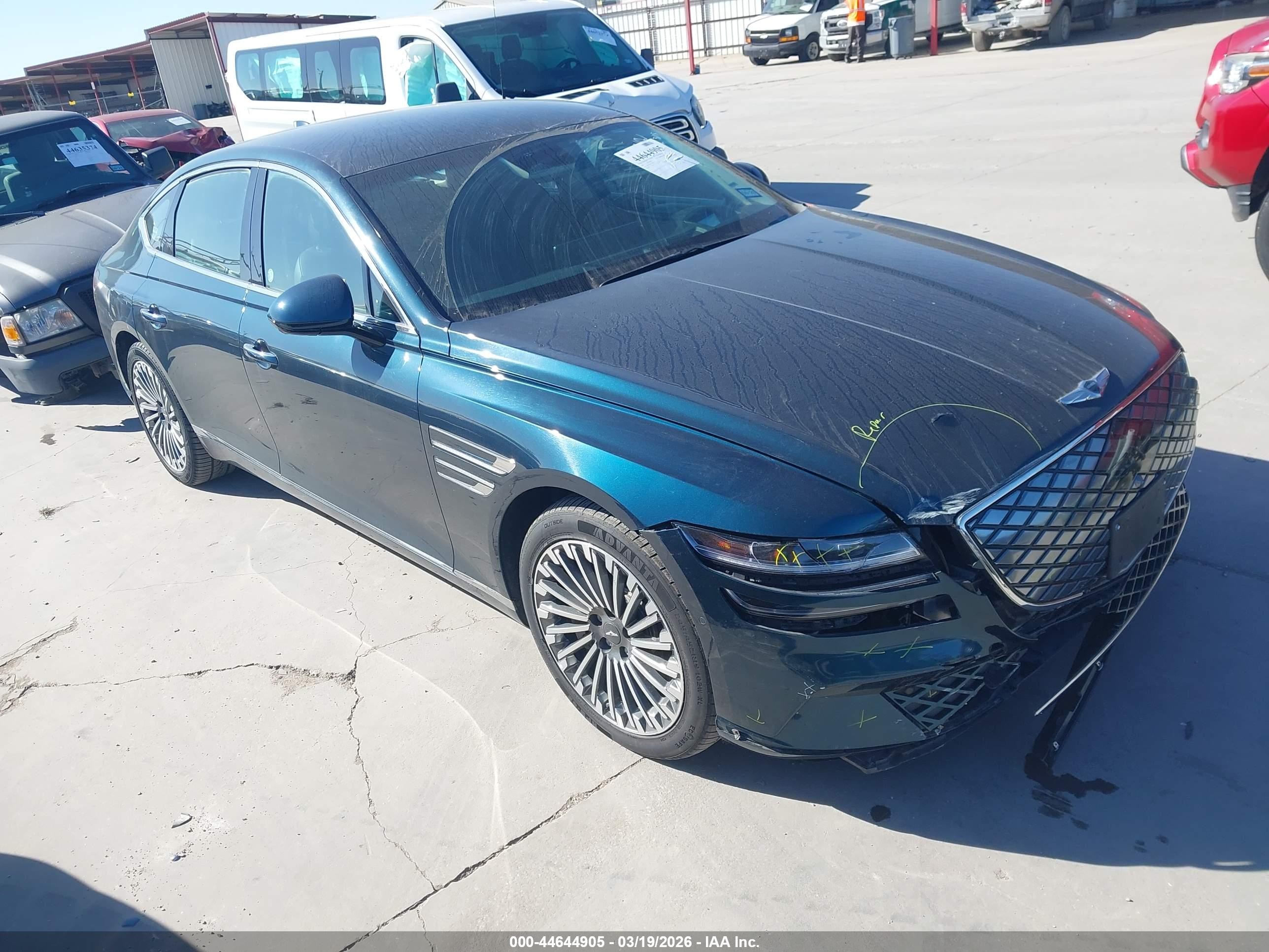 2023 Genesis Electrified G80   Green vin: KMTGE4S15PU006135